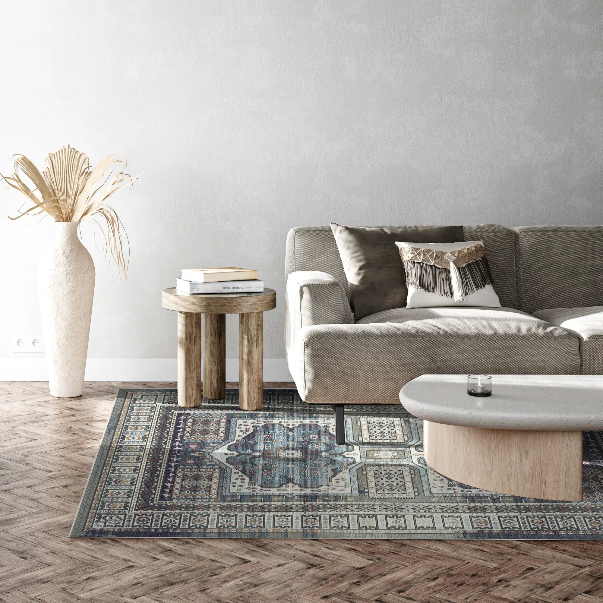 Етнічний килим медальйон Самаркандська ніч