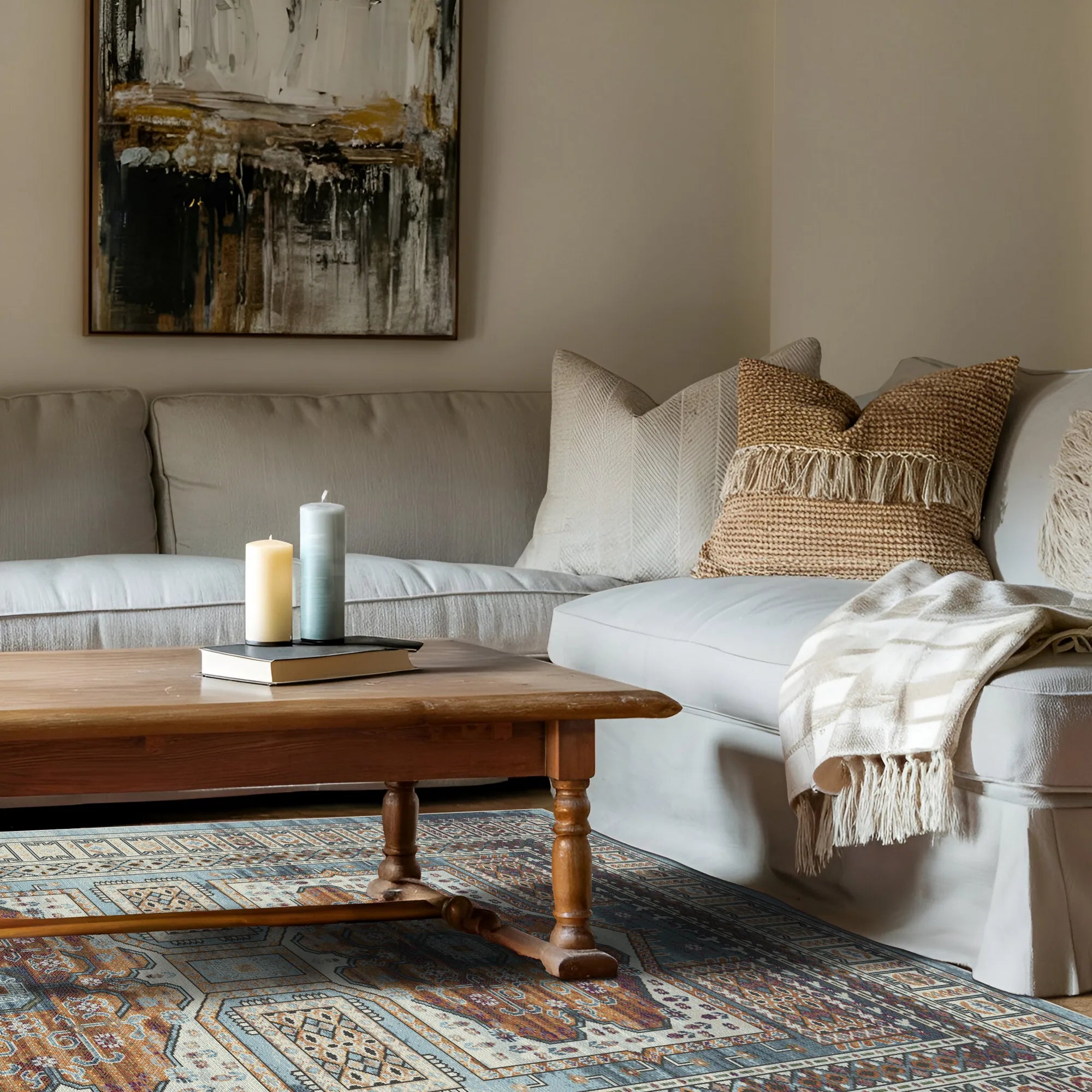 Етнічний килим медальйон Оазис Самарканд