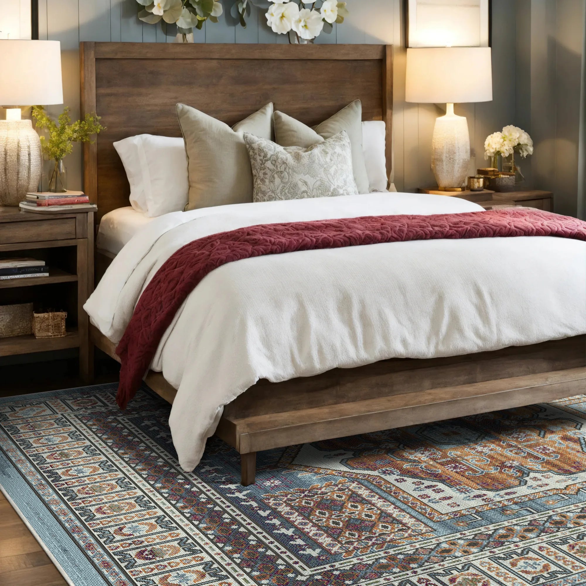 Етнічний килим медальйон Оазис Самарканд