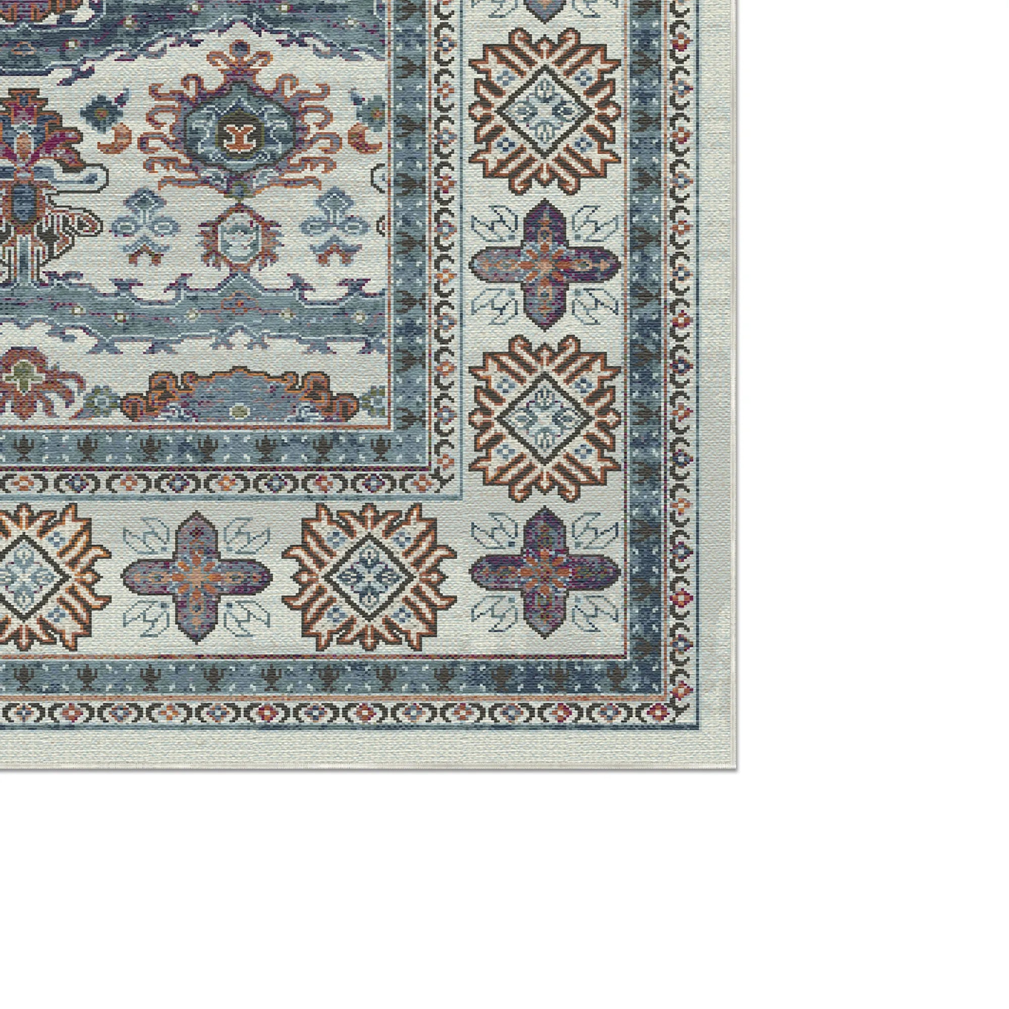 Килим племінної розетки Кашгар Аура