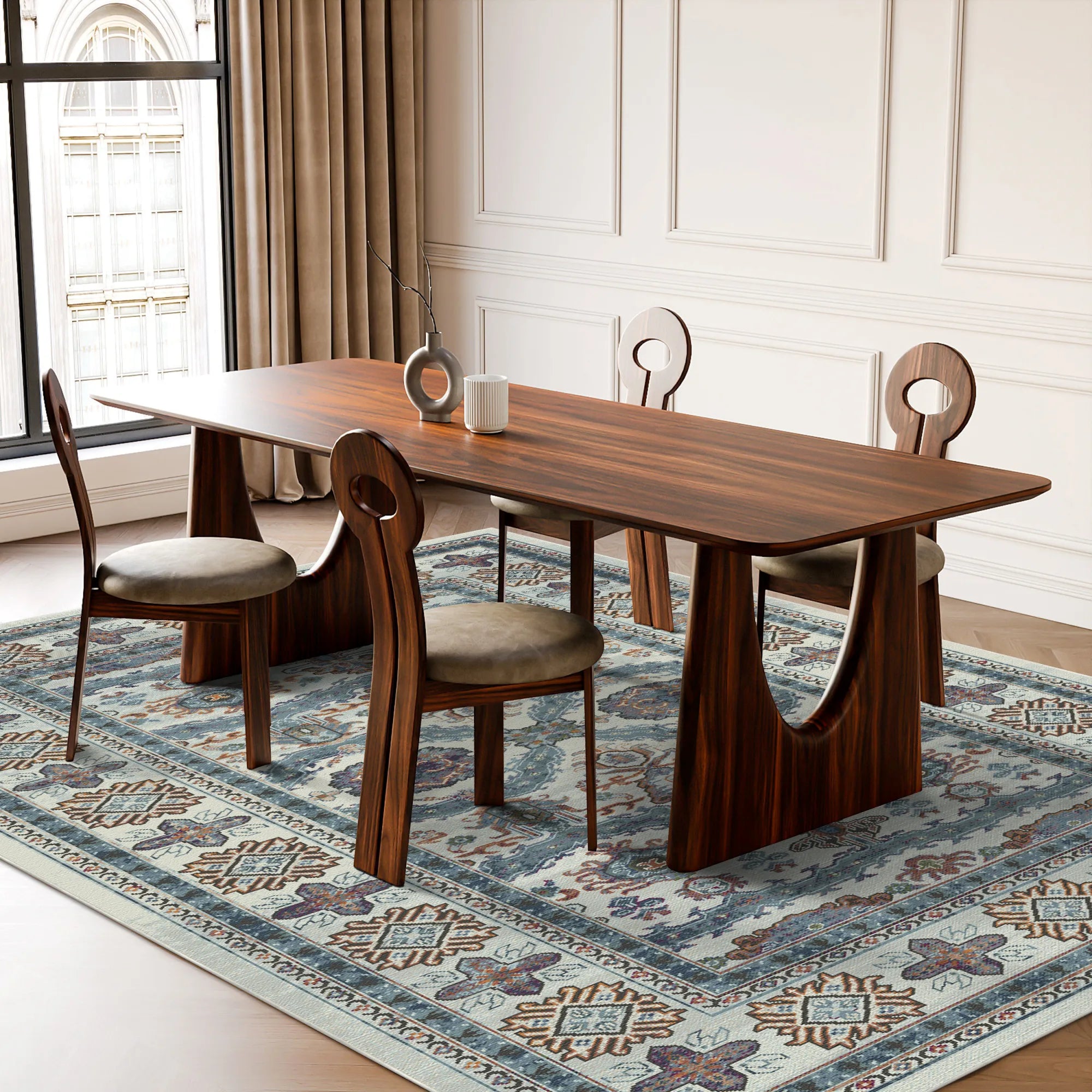 Килим племінної розетки Кашгар Аура