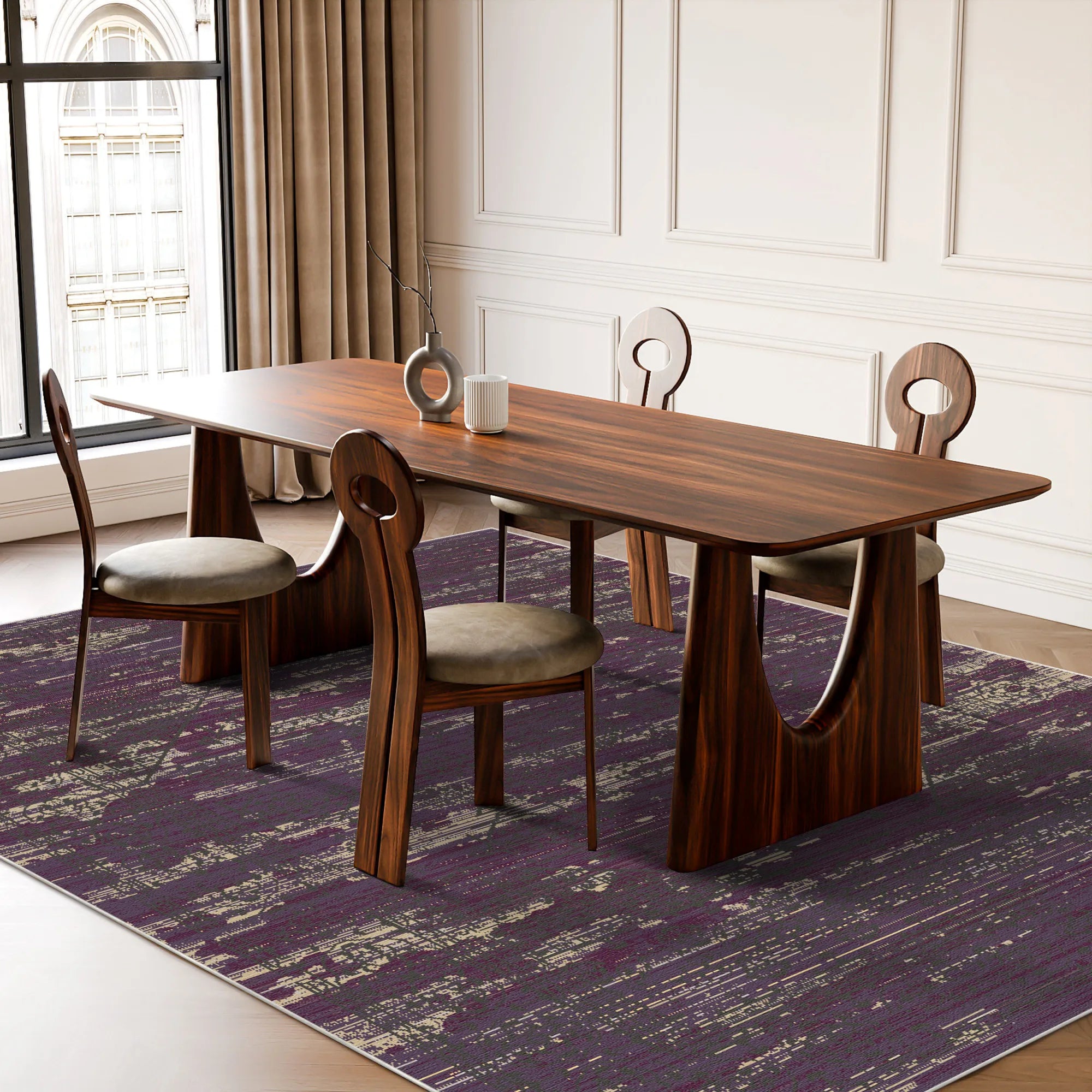 Містичний глюк абстрактний текстурний килим