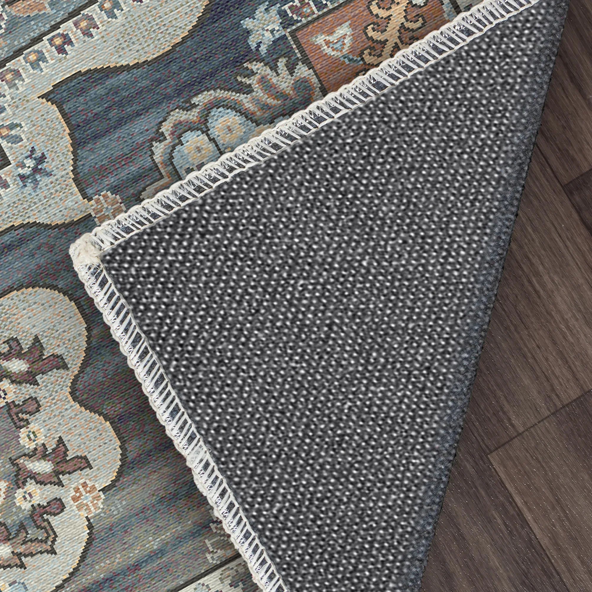 Султанський лазурний королівський медальйонний килим