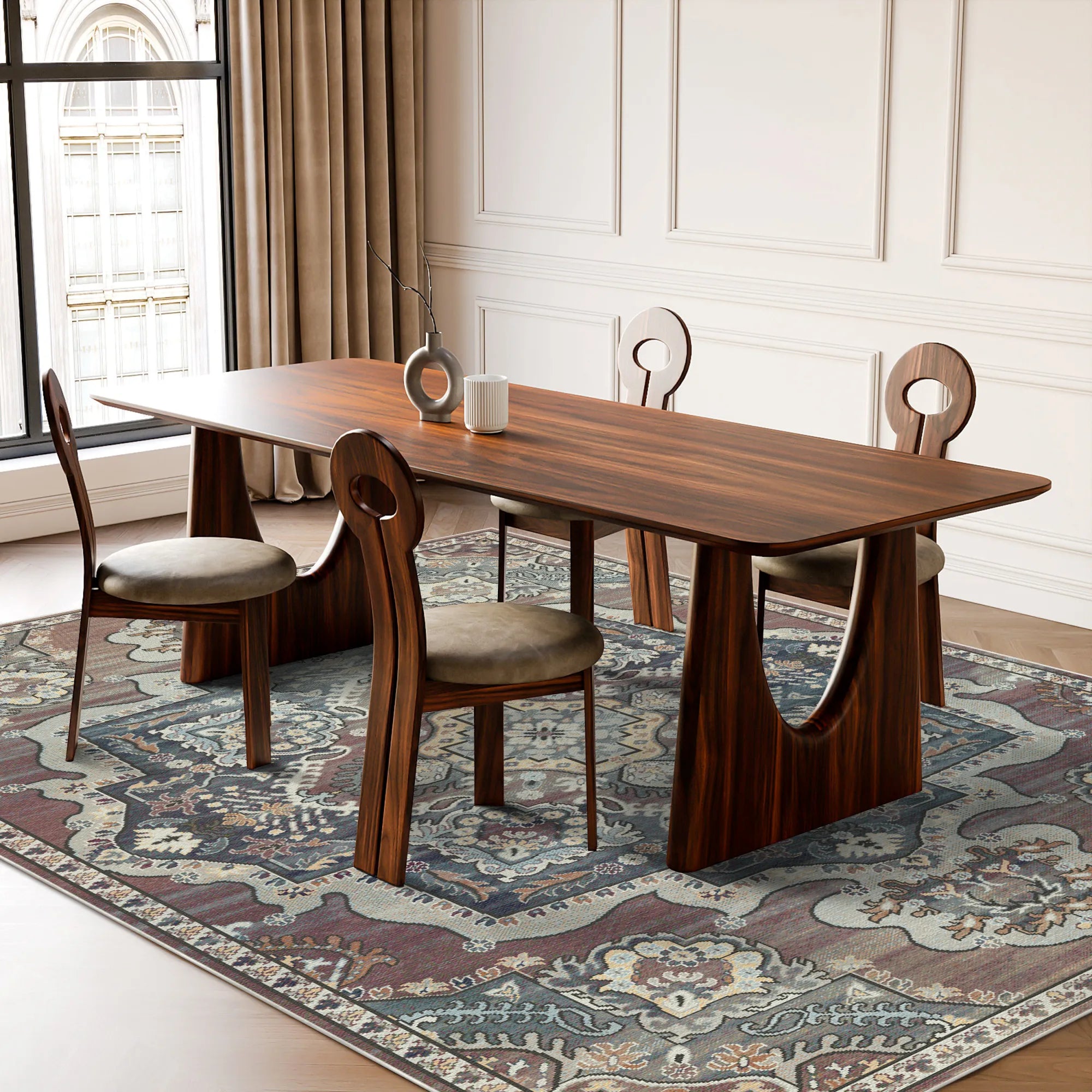 Султанський бурштиновий королівський медальйонний килим