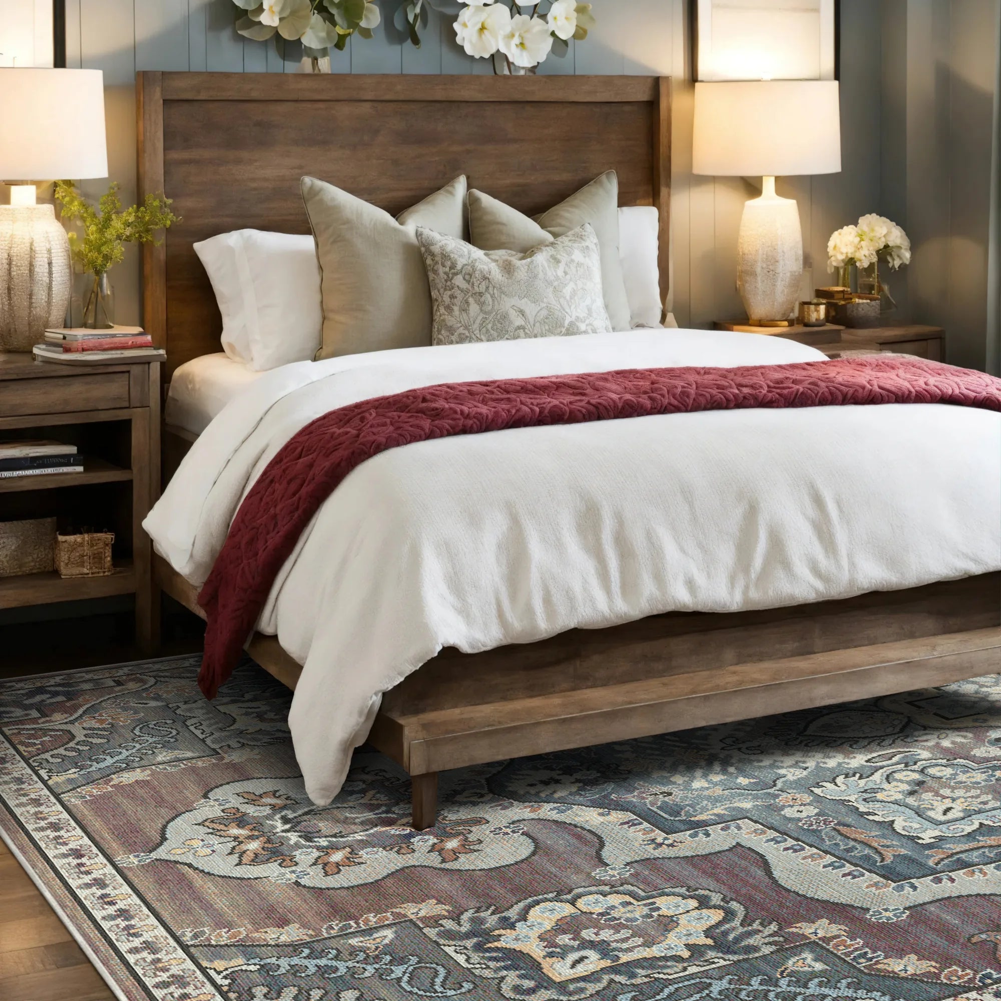 Султанський бурштиновий королівський медальйонний килим