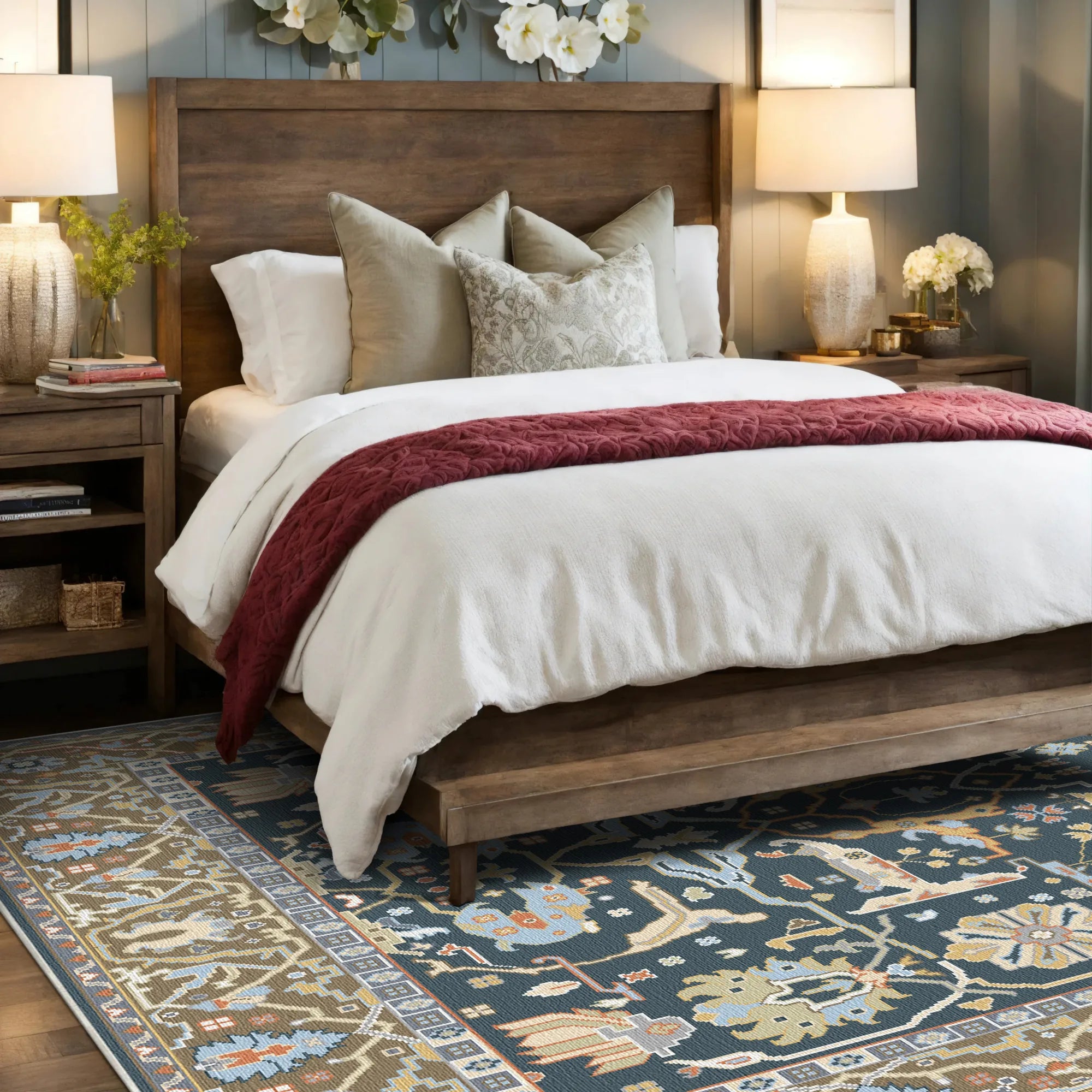 Килим із квіткового покриття Legacy Steel Palmette