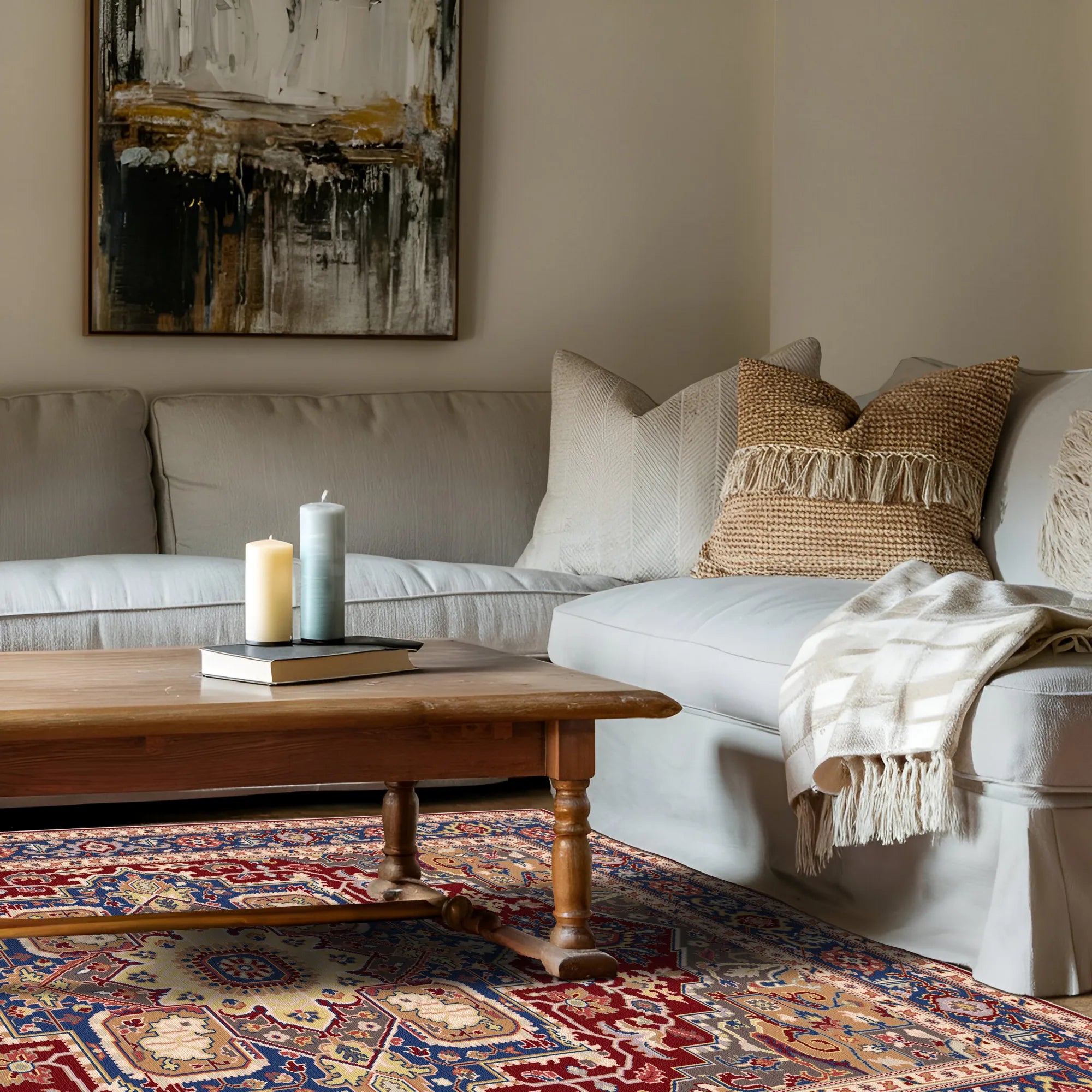 Класичний килим Regalis Crimson Medallion