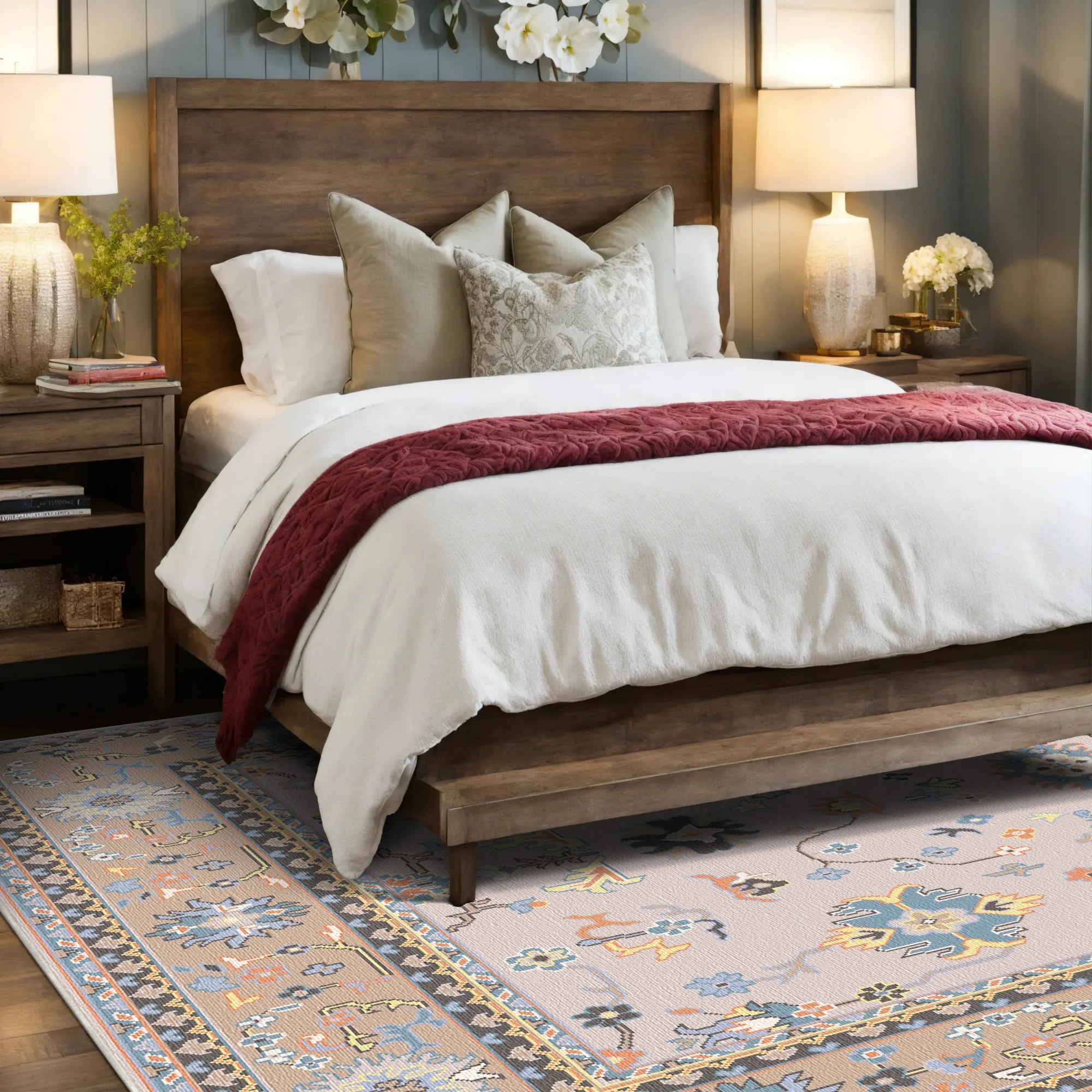 Квітковий килим Іриси туманний луг