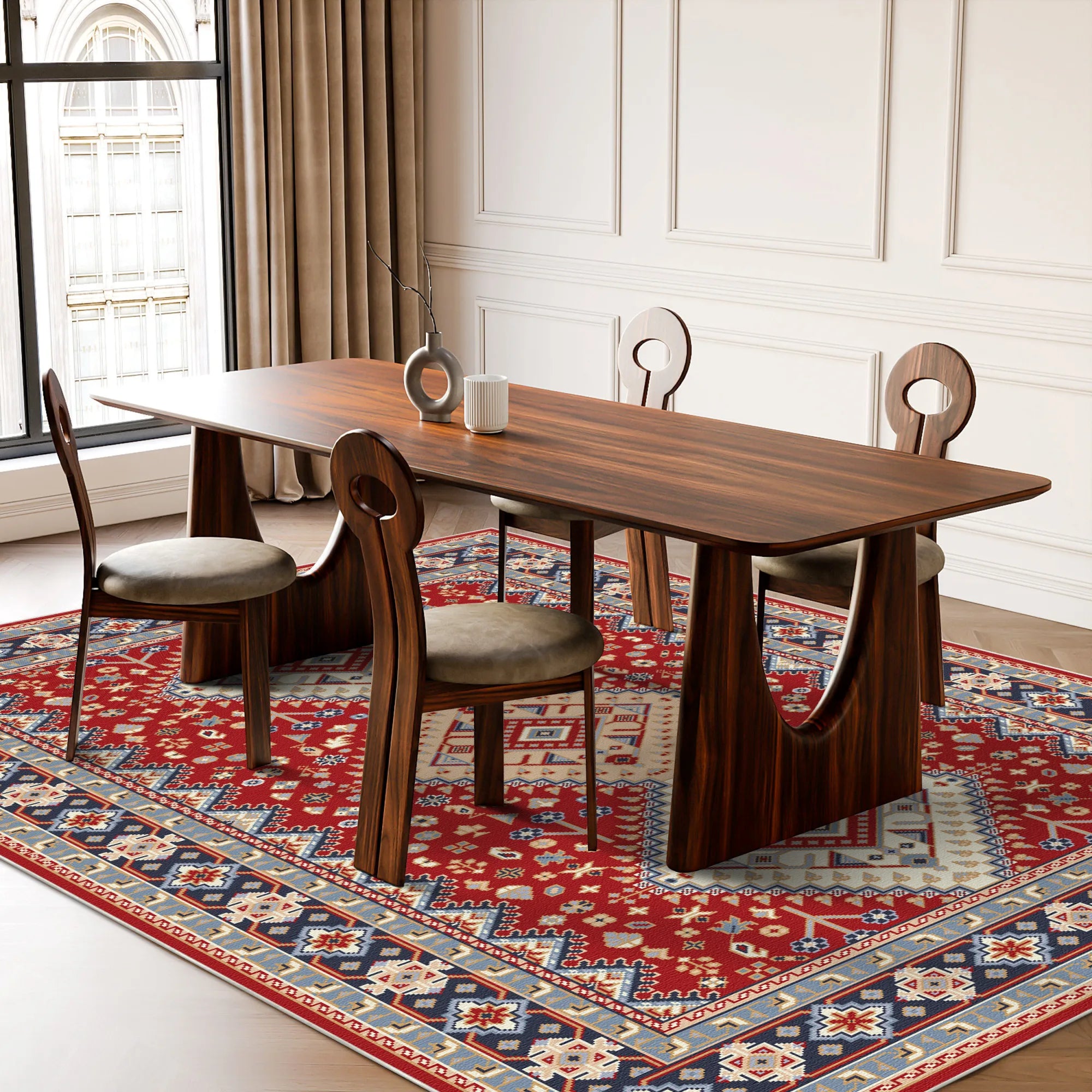 Племінний килим Kaya Crimson Diamond