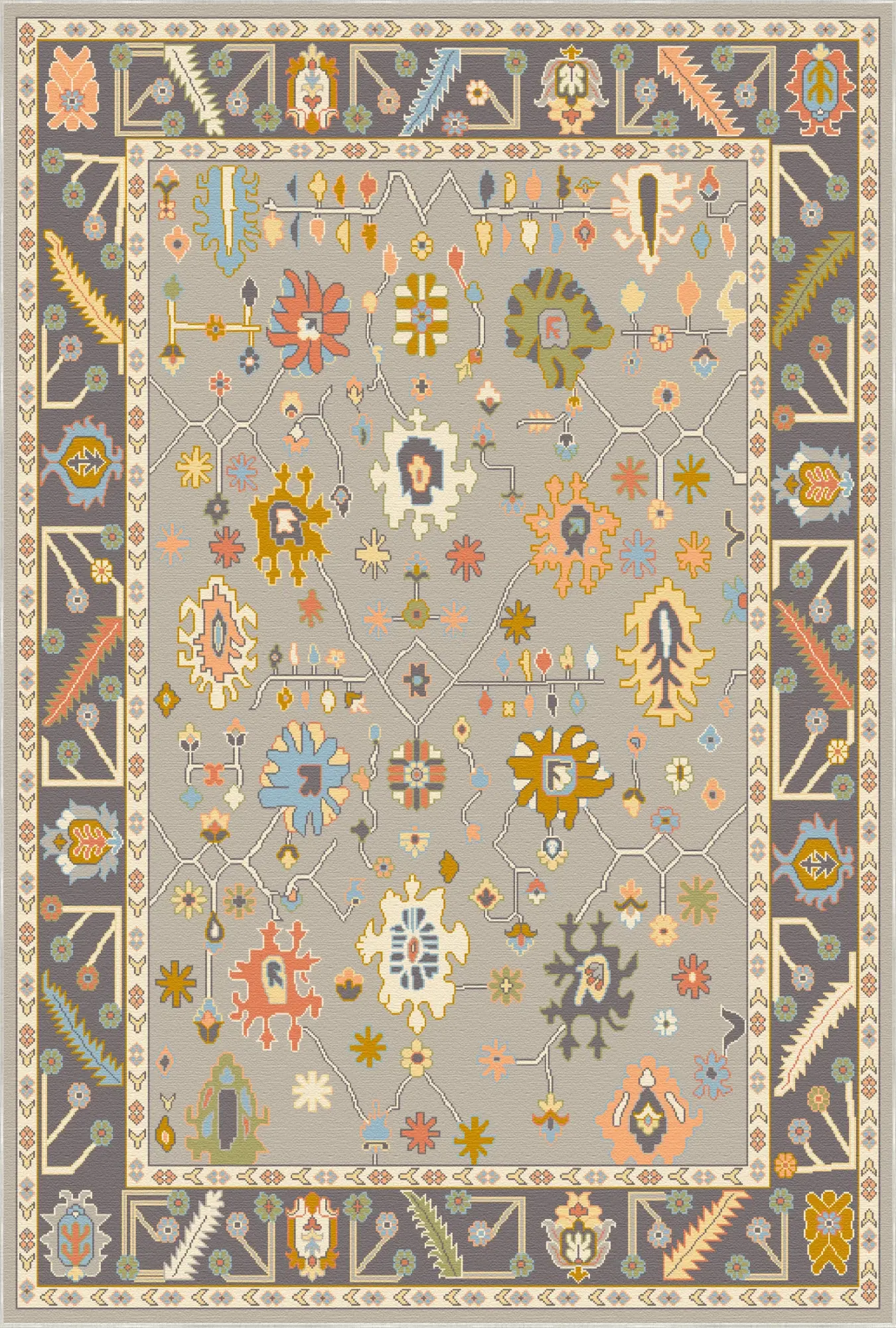 Народний килим Тотемний пісок Кора