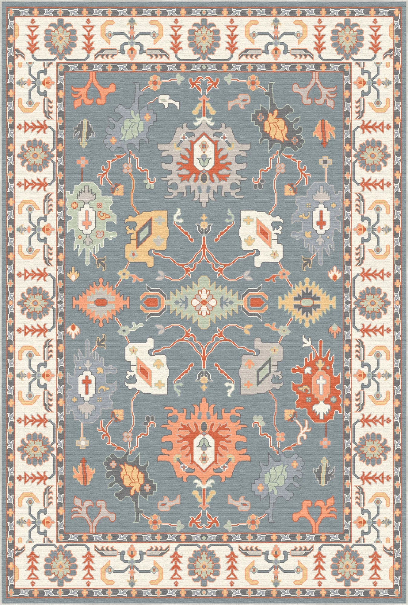 Племінний килим Kora Ocean Mirage