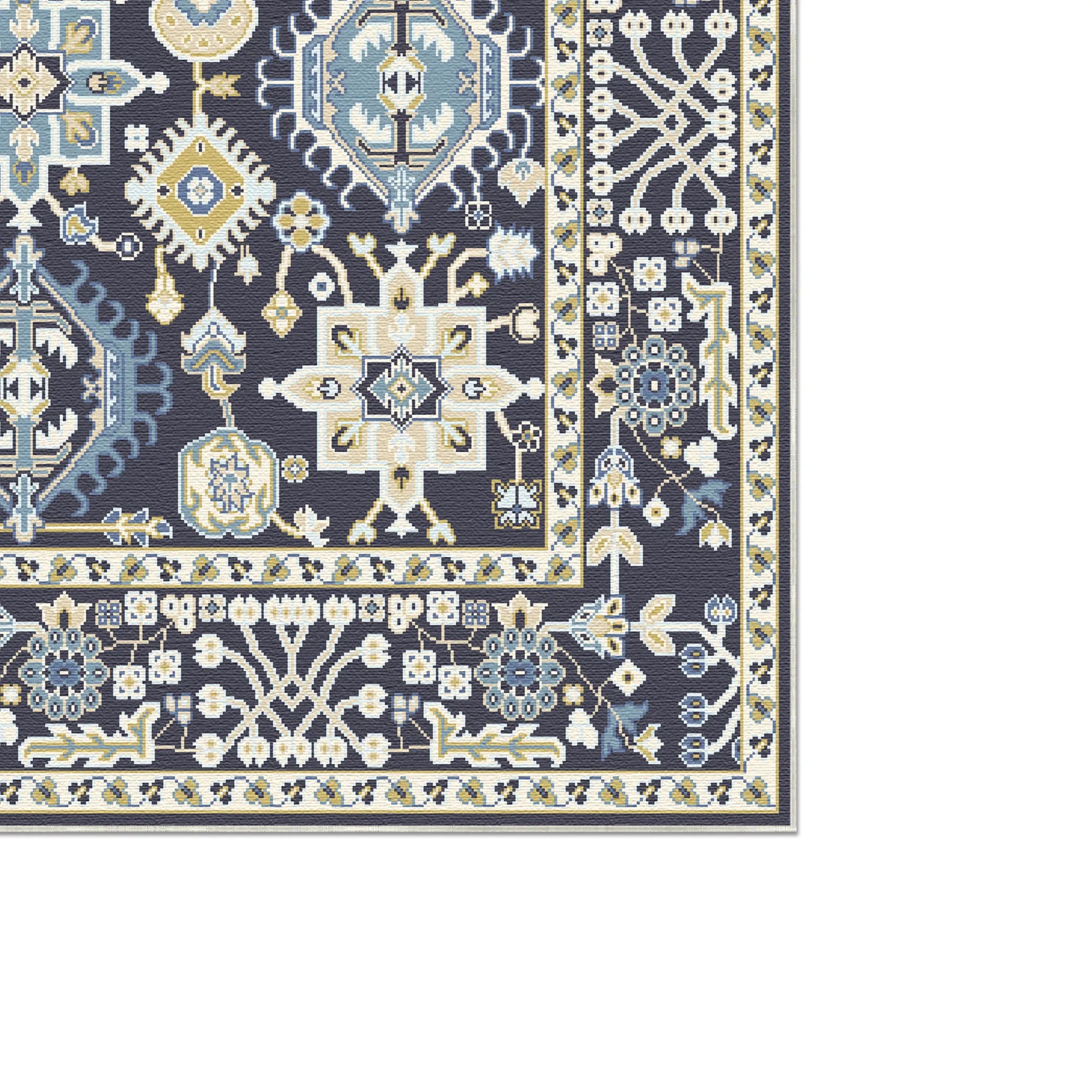 Геометричний килим Vortex Obsidian Zenith