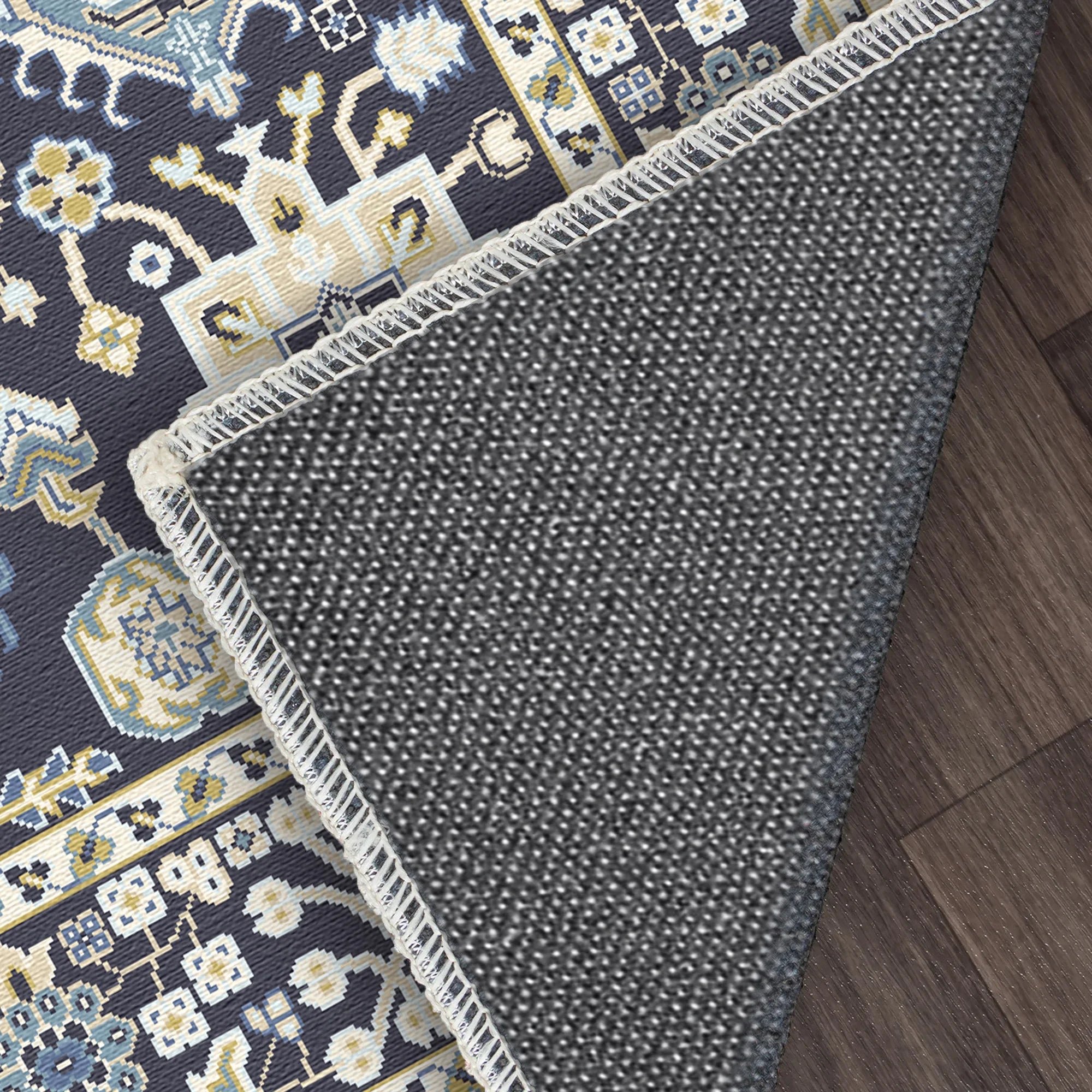 Геометричний килим Vortex Obsidian Zenith