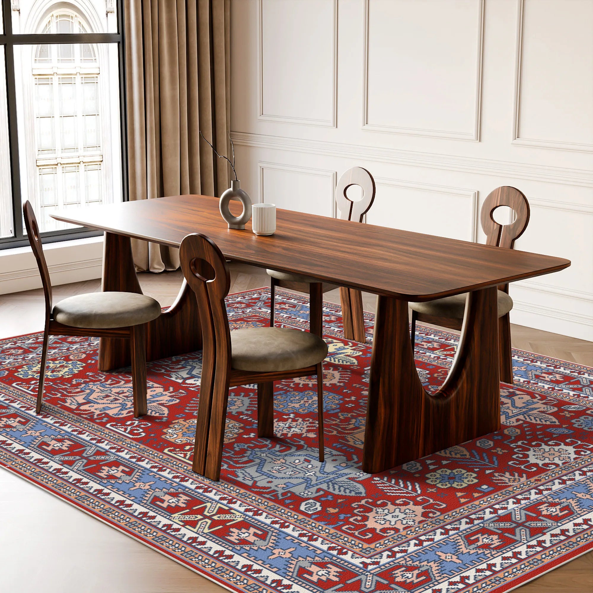 Племінний килим Zora Terracotta Totem