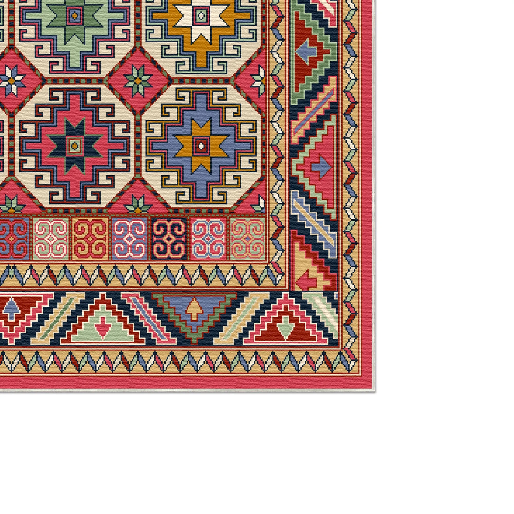 Килим Nova Rose Mosaic з геометричним візерунком