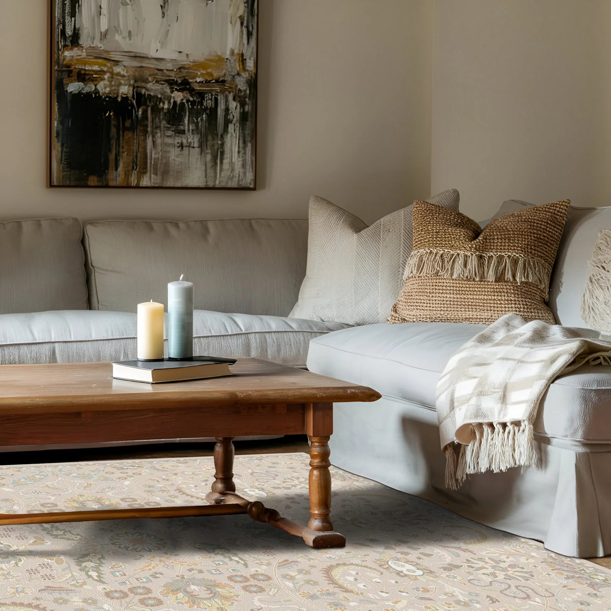 Килим Vela Sand Vintage Floral