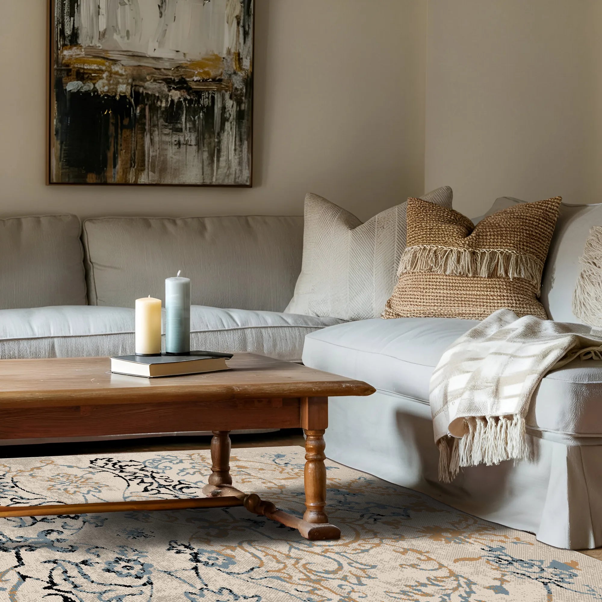 Килим Gilded Sky Distressed який можна прати