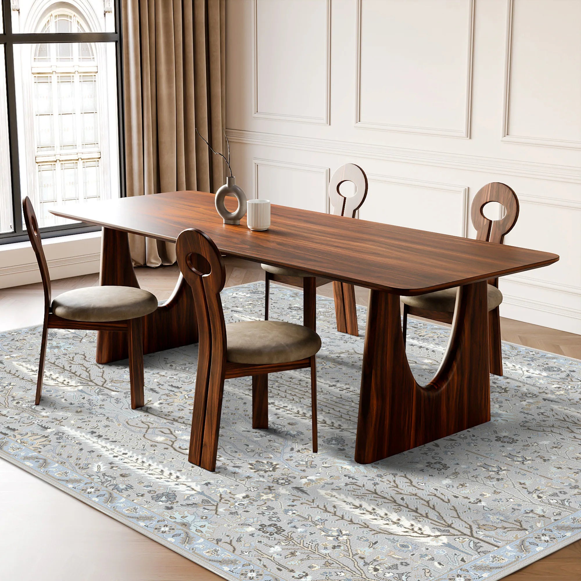 Квітковий килим Nora Silver Arbor