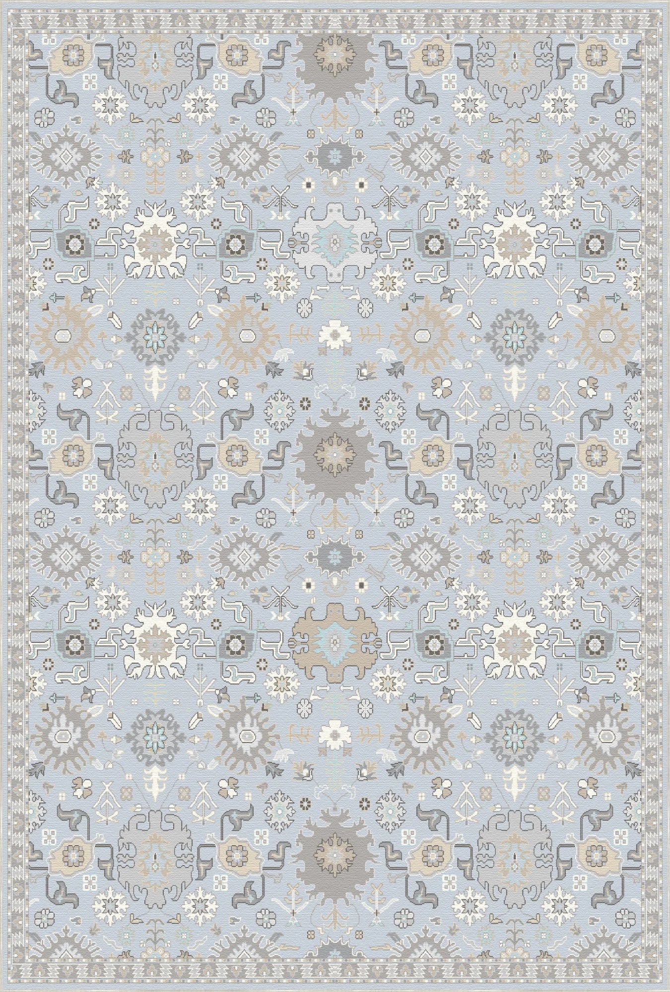 Килим Iris Azure Oasis що прається