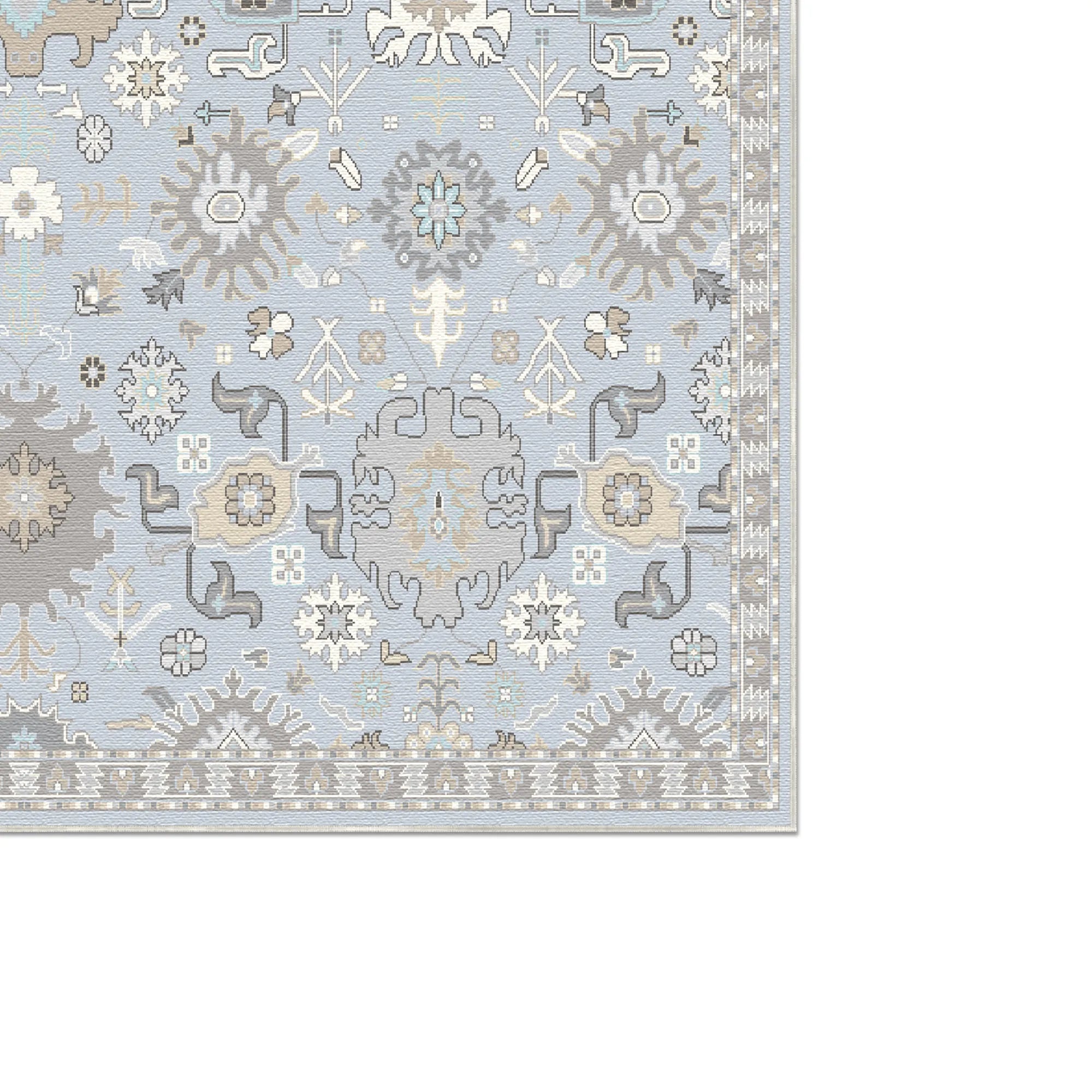 Килим Iris Azure Oasis, що миється