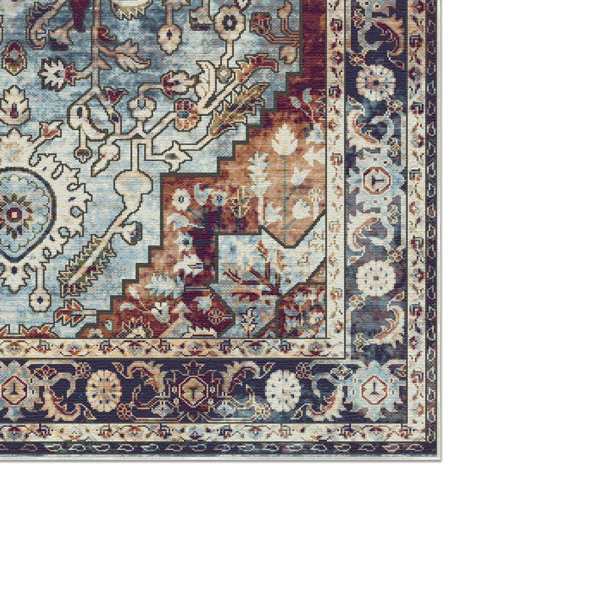 Килим медальйон Caspian Slate Sovereign