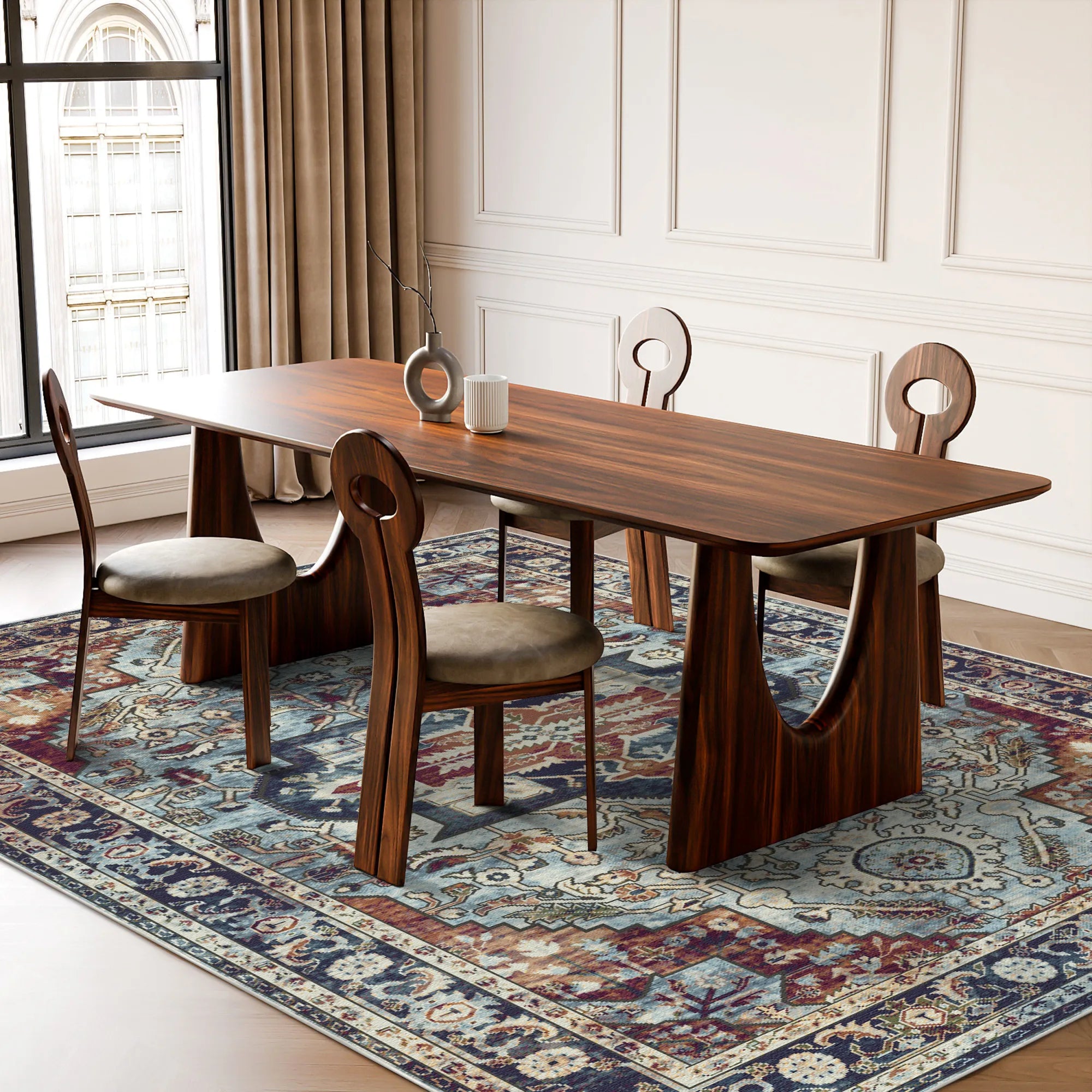 Килим медальйон Caspian Slate Sovereign