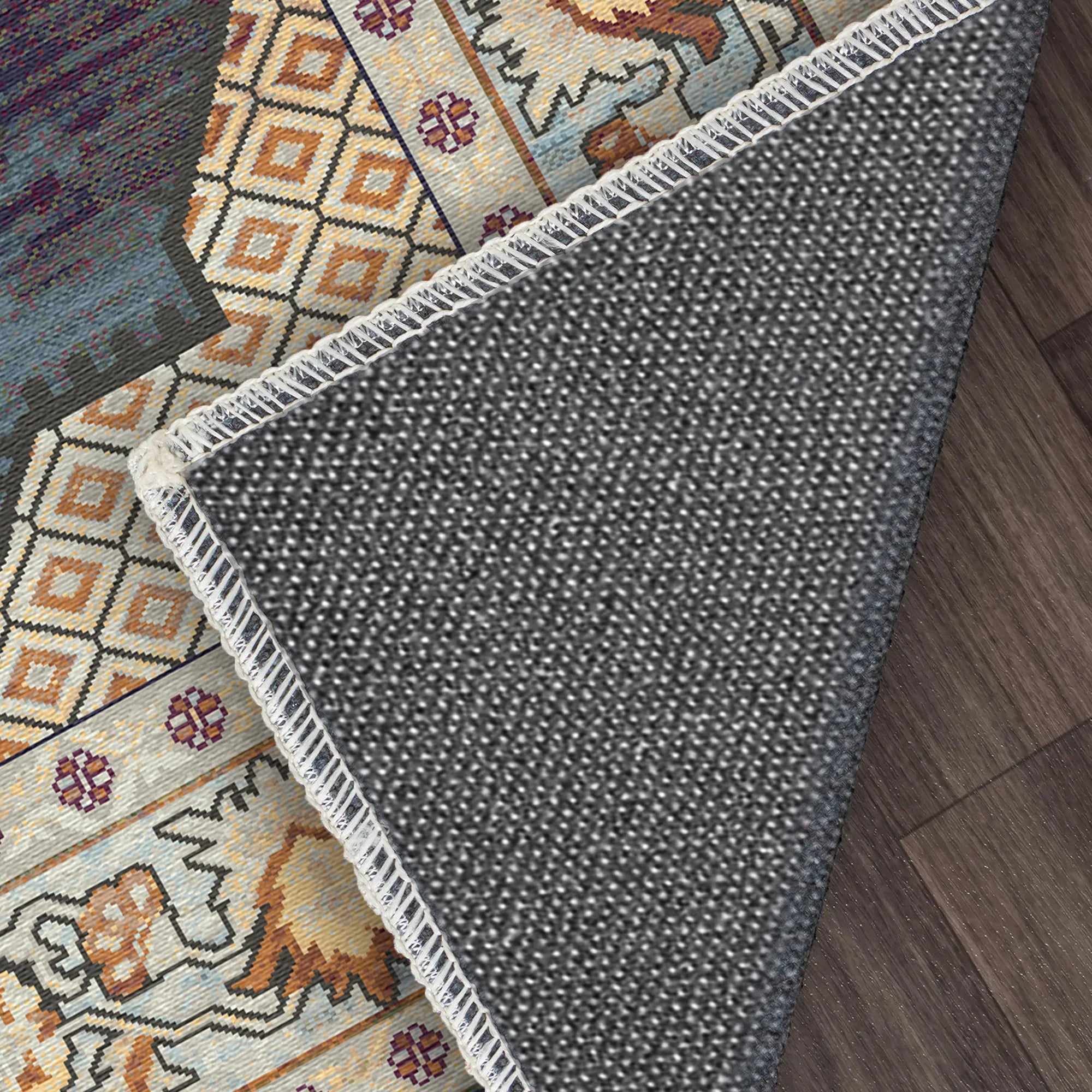 Килим з медальйоном Atlas Slate Diamond