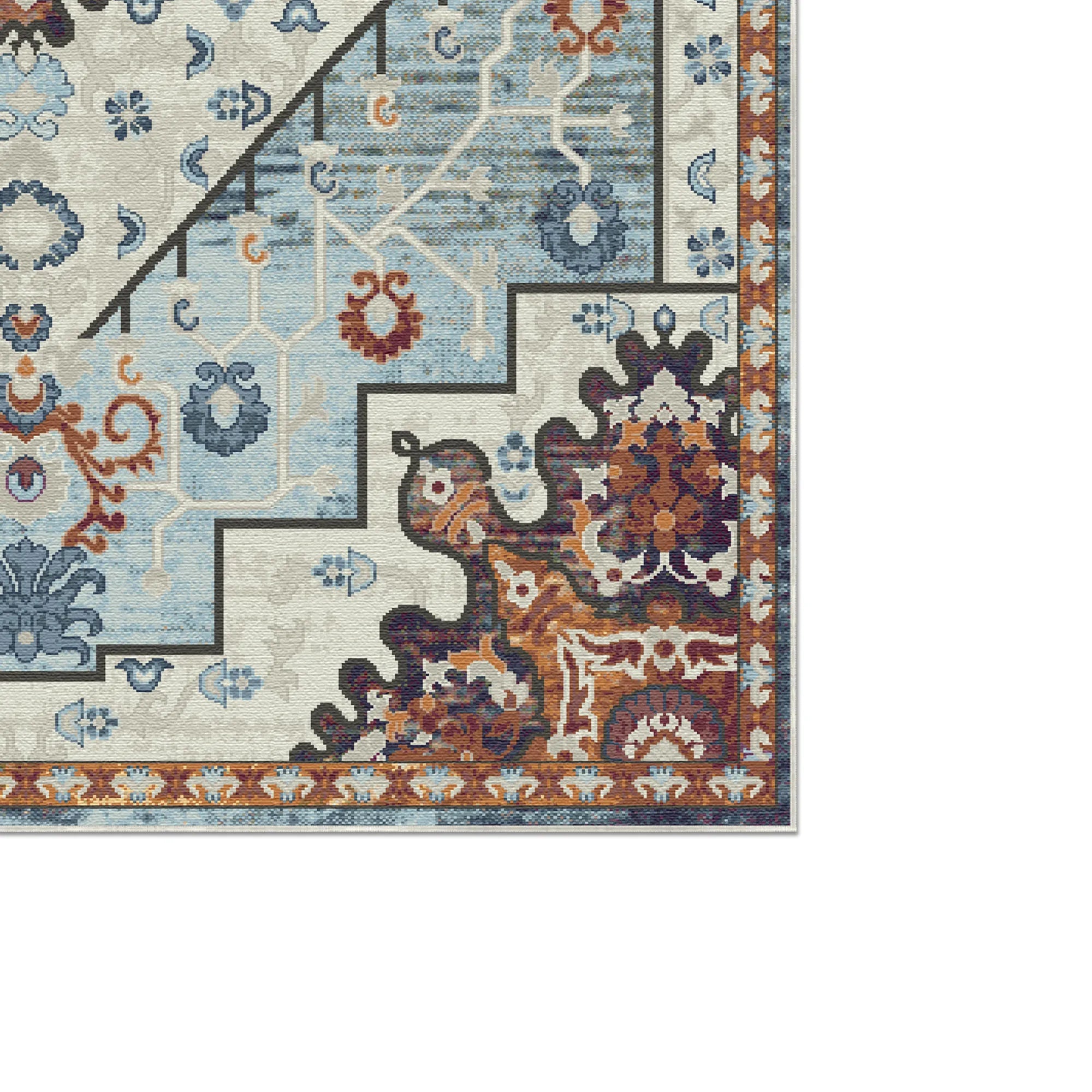 Килим з медальйоном та емблемою Alden Sky