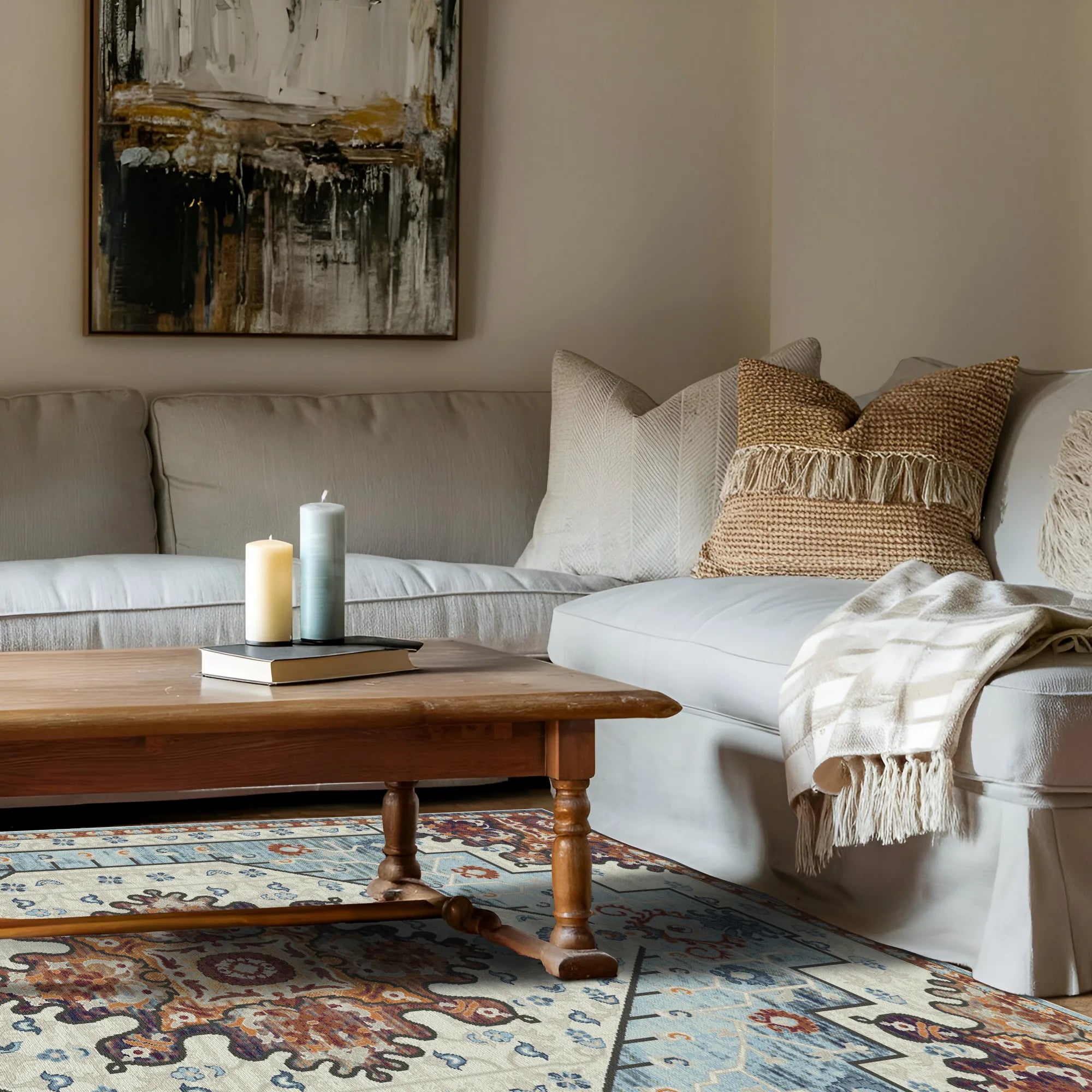 Килим з медальйоном та емблемою Alden Sky