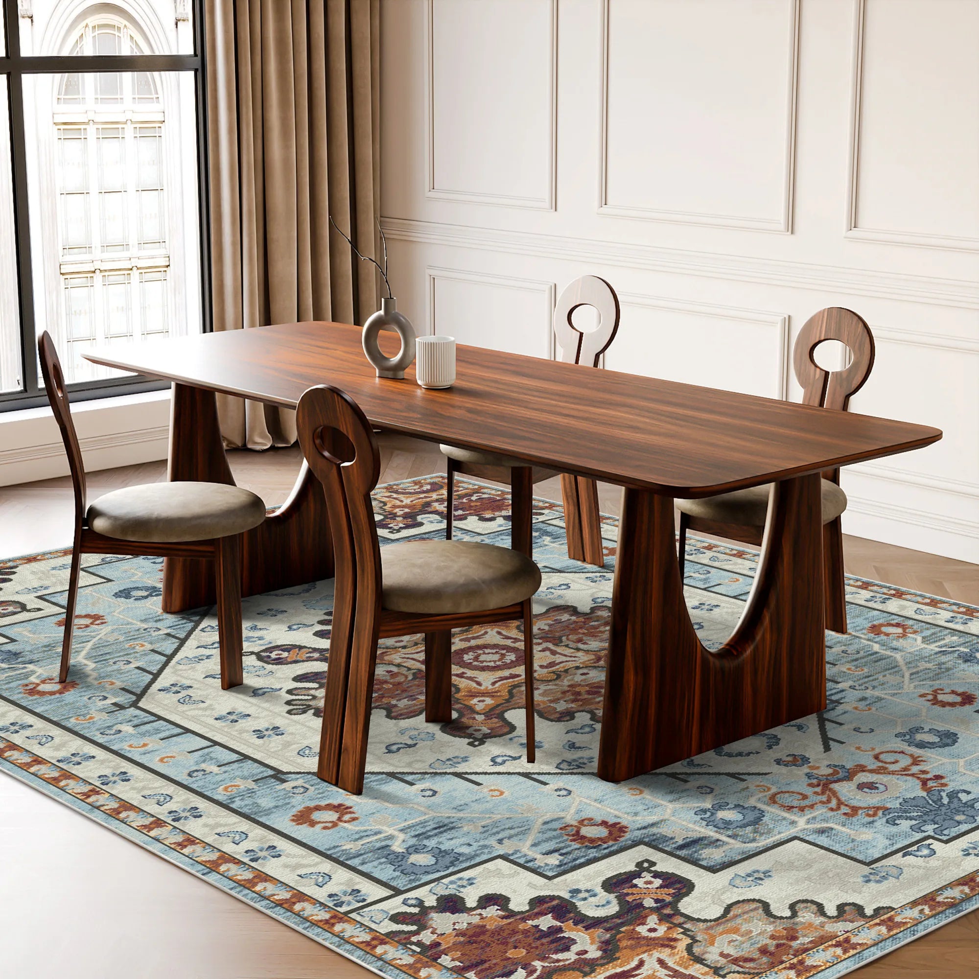 Килим з медальйоном та емблемою Alden Sky