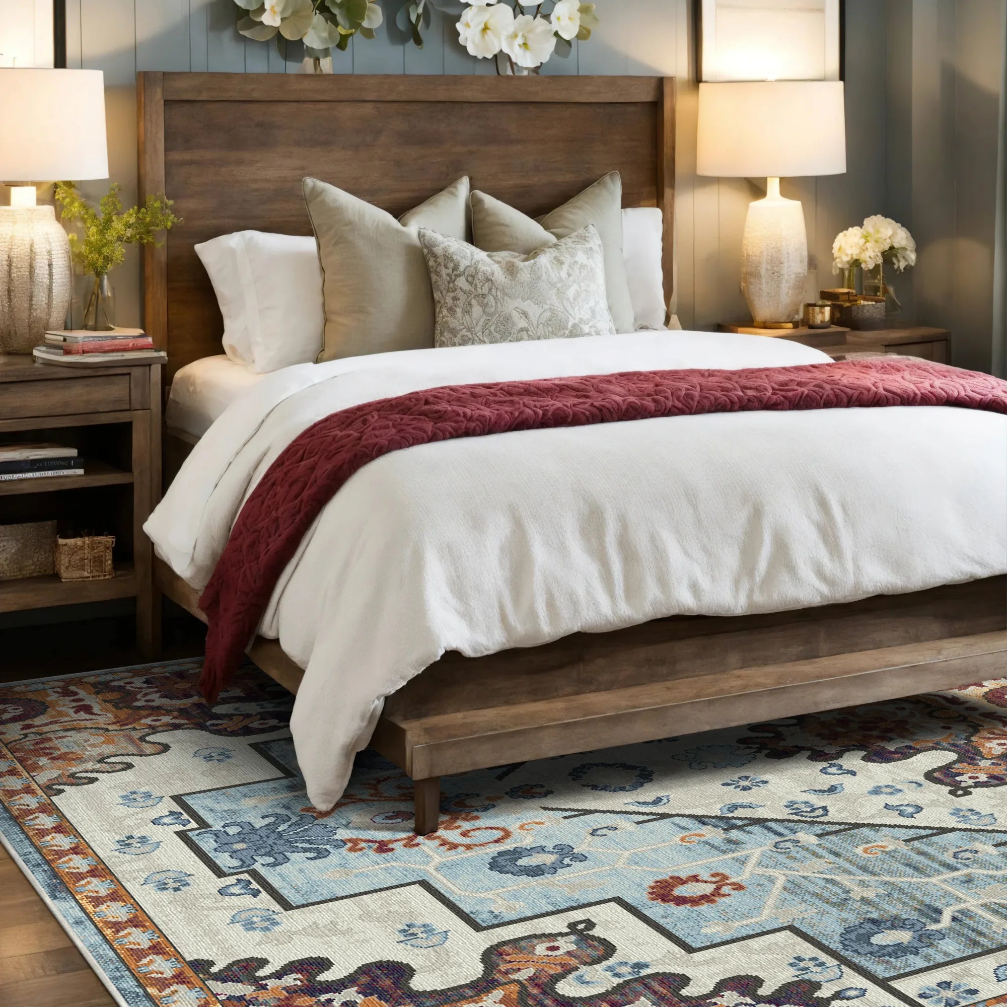 Килим з медальйоном та емблемою Alden Sky