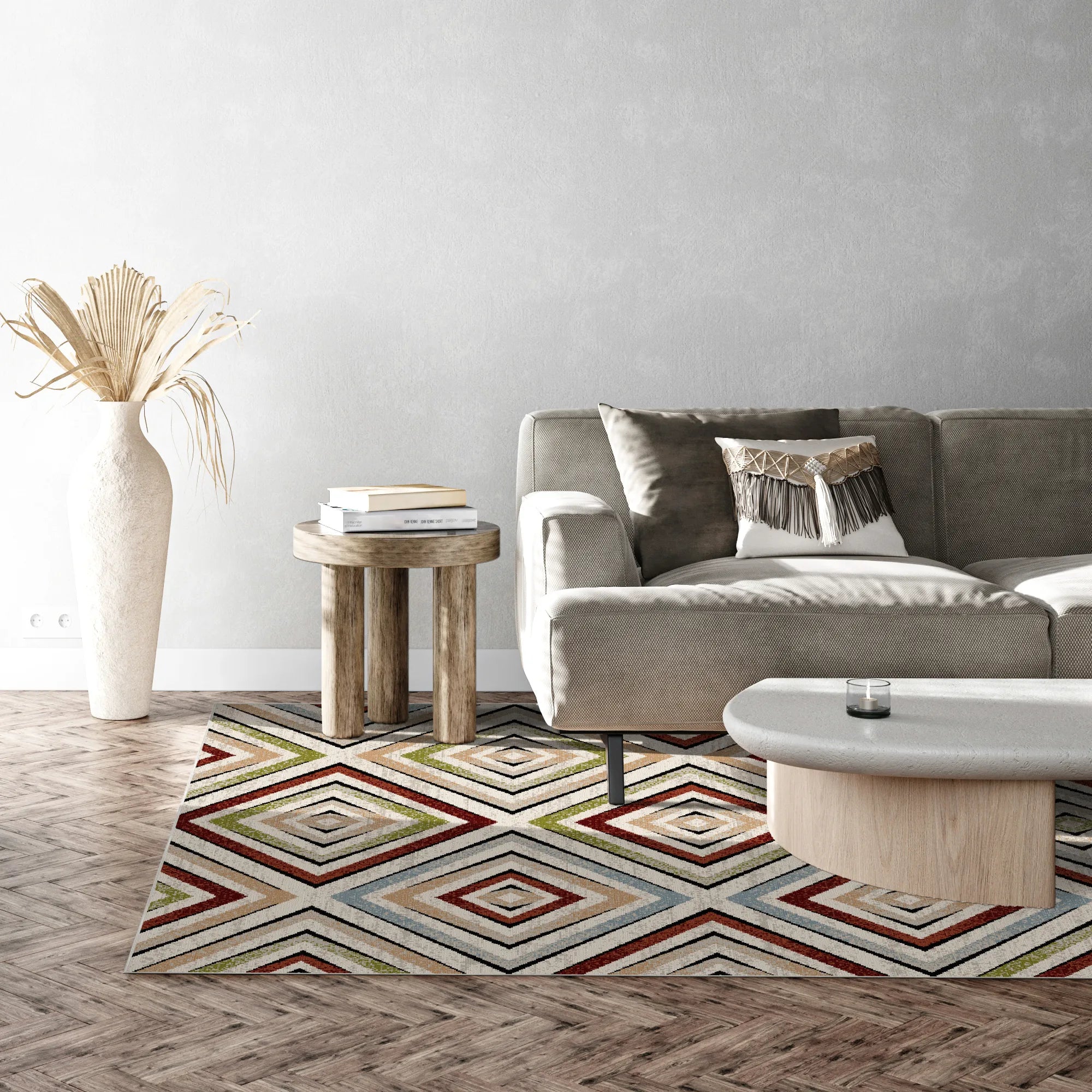Килим Sierra Prism Geometric, що миється