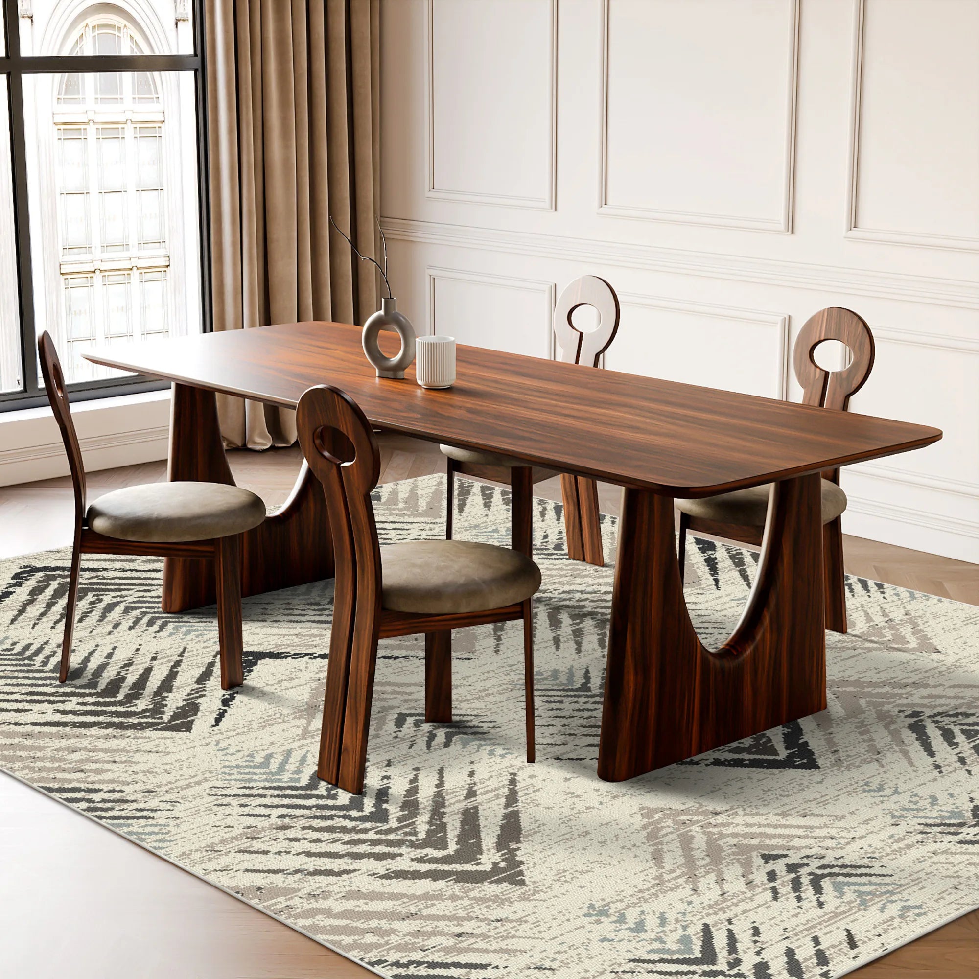 Килим Alpine Drift Abstract що прається