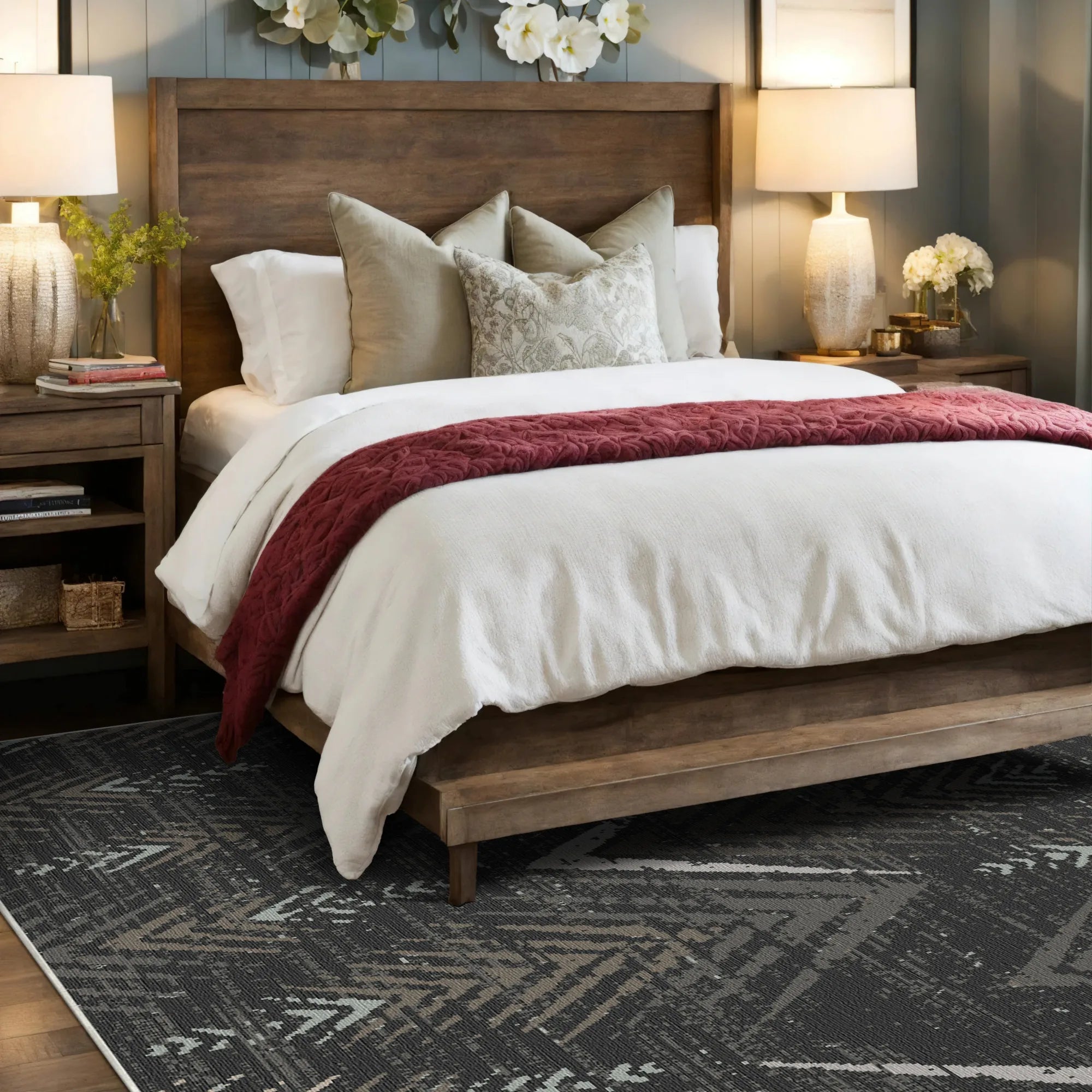 Килим Obsidian Ridge Abstract що прається