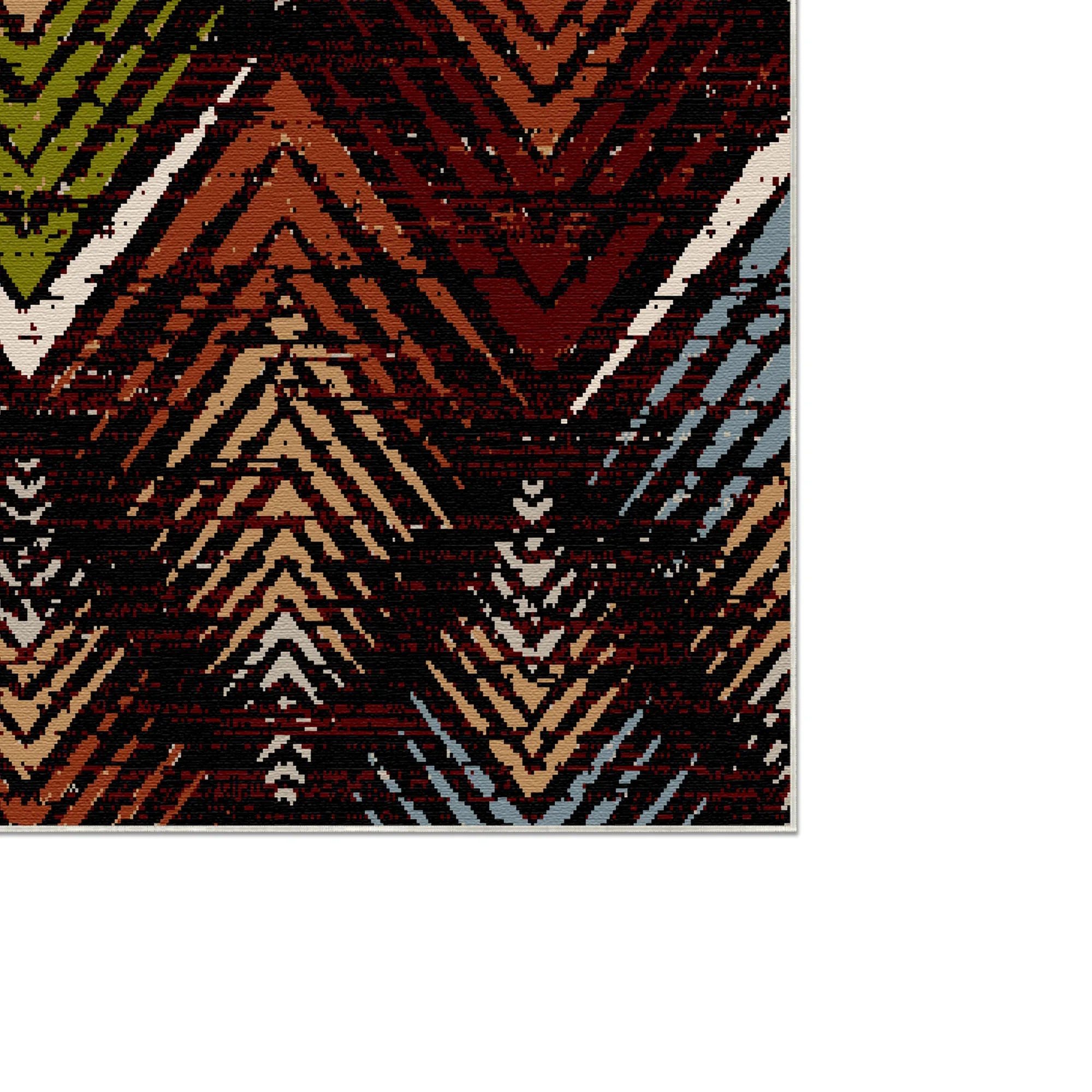 Килим Ember Peak Abstract що прається