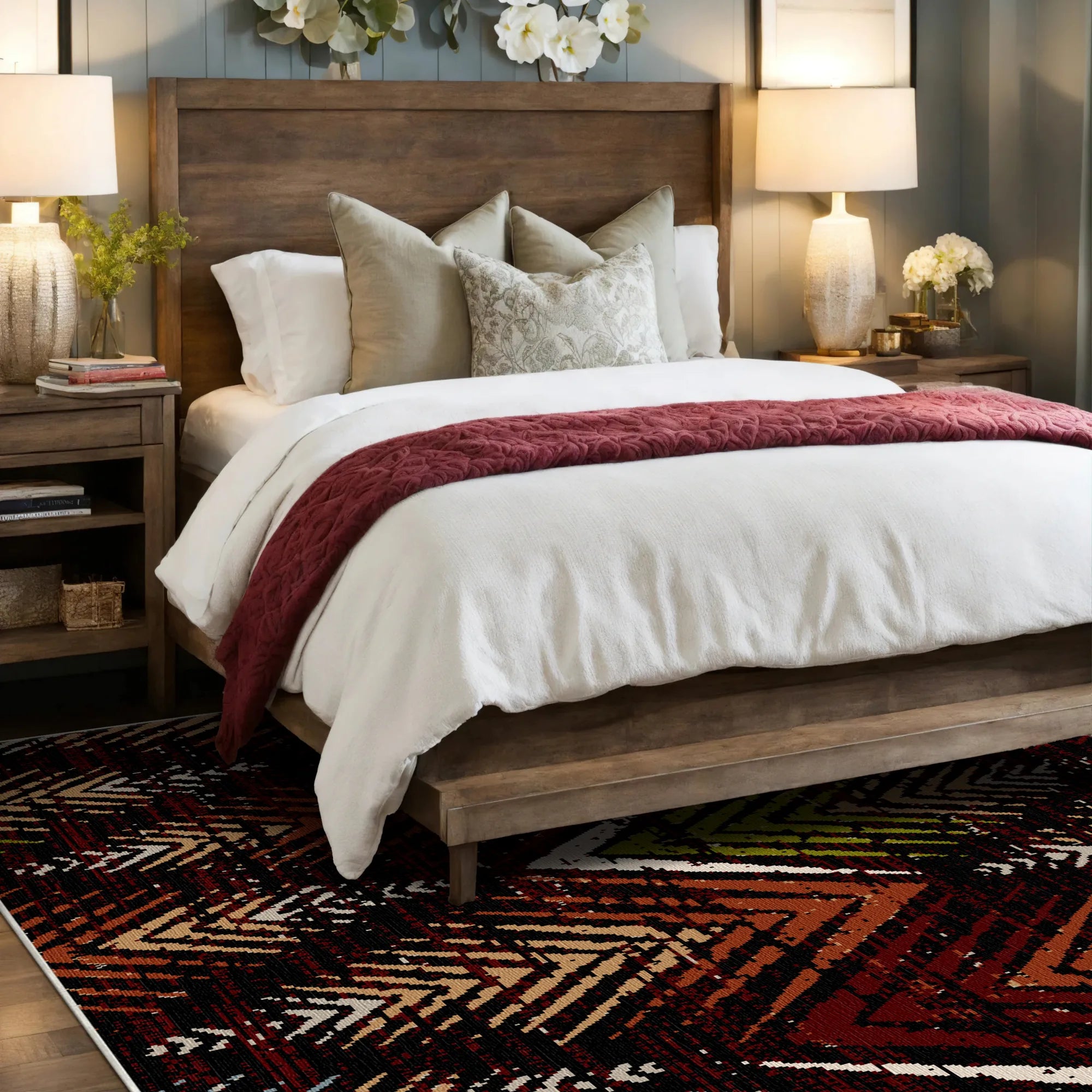 Килим Ember Peak Abstract що прається