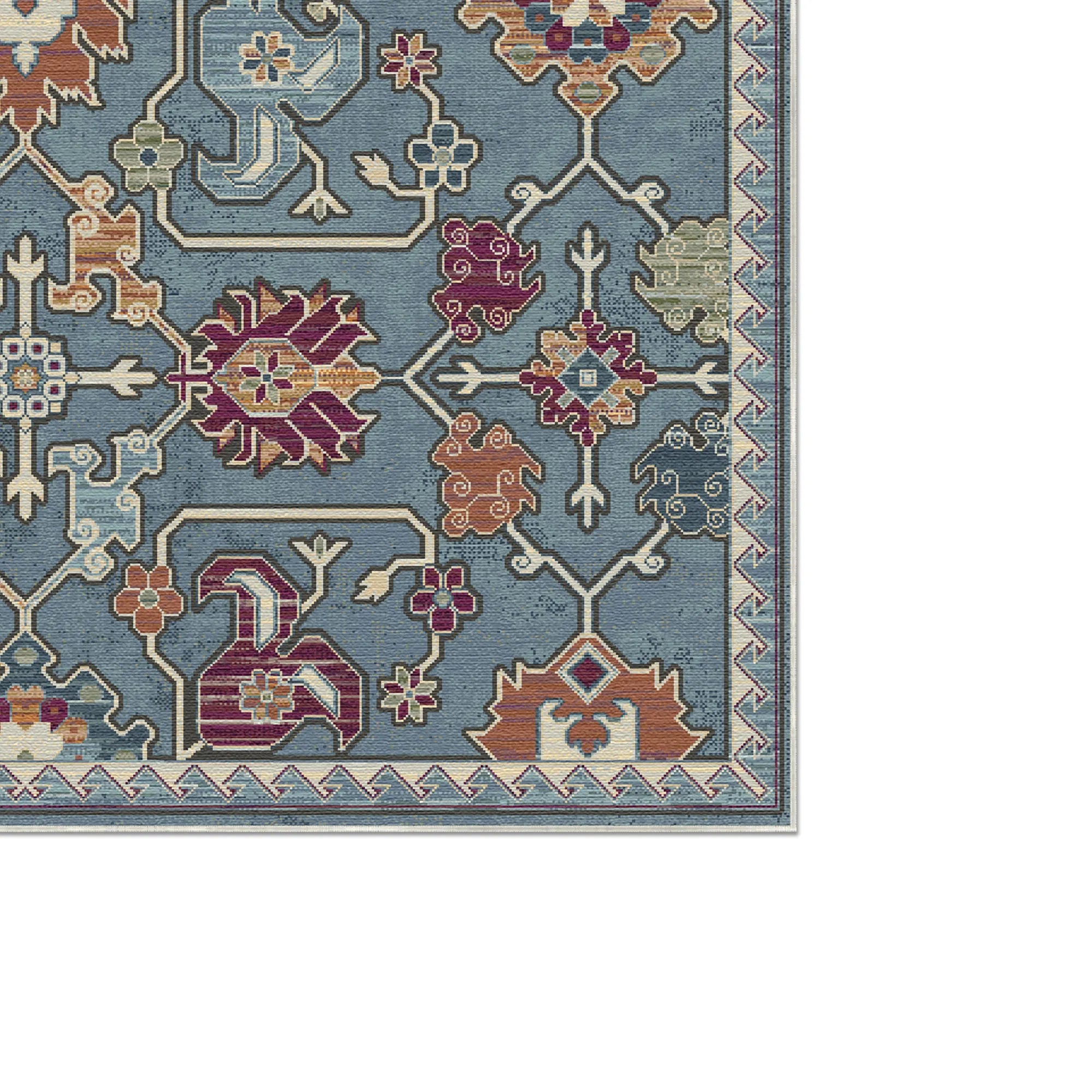 Міфічний фольклорний килим індиго