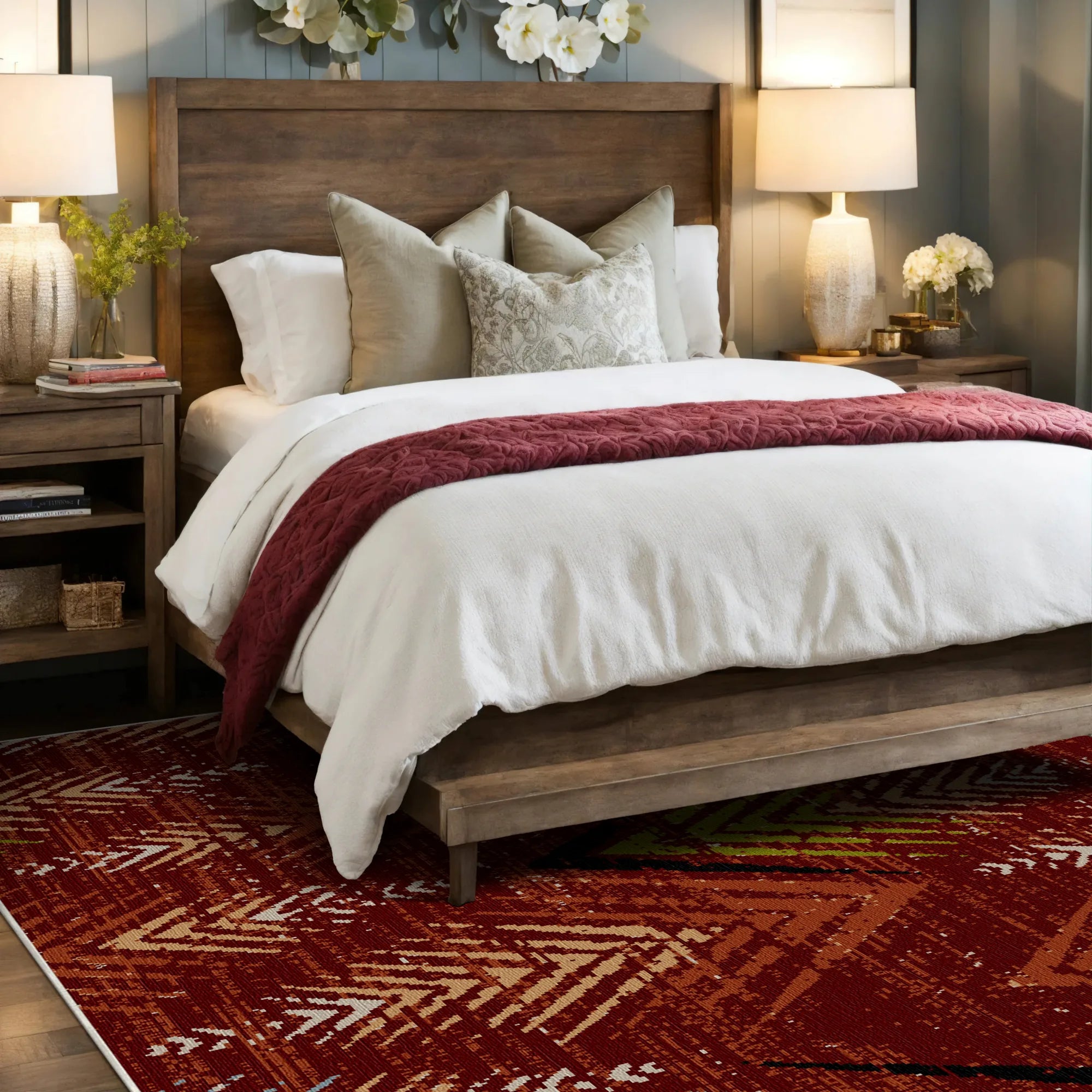 Килим Scarlet Valley Abstract що прається