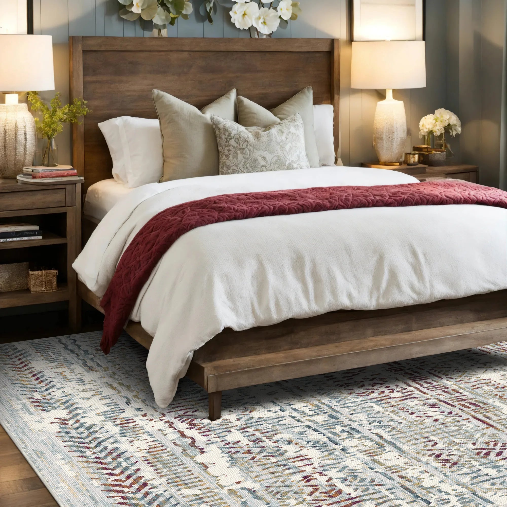 Килим Vestige Crimson Linear