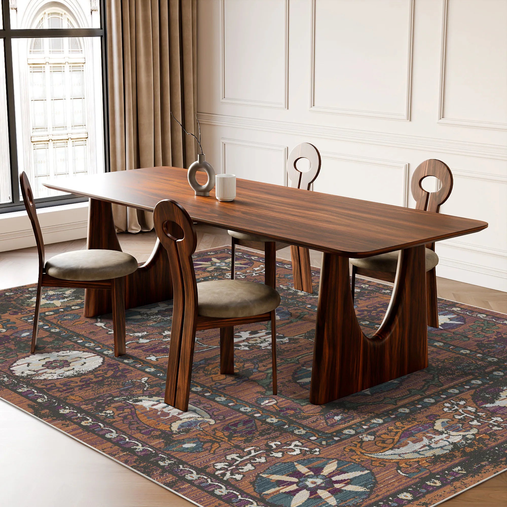 Ботанічний килим із шафрановою лірикою