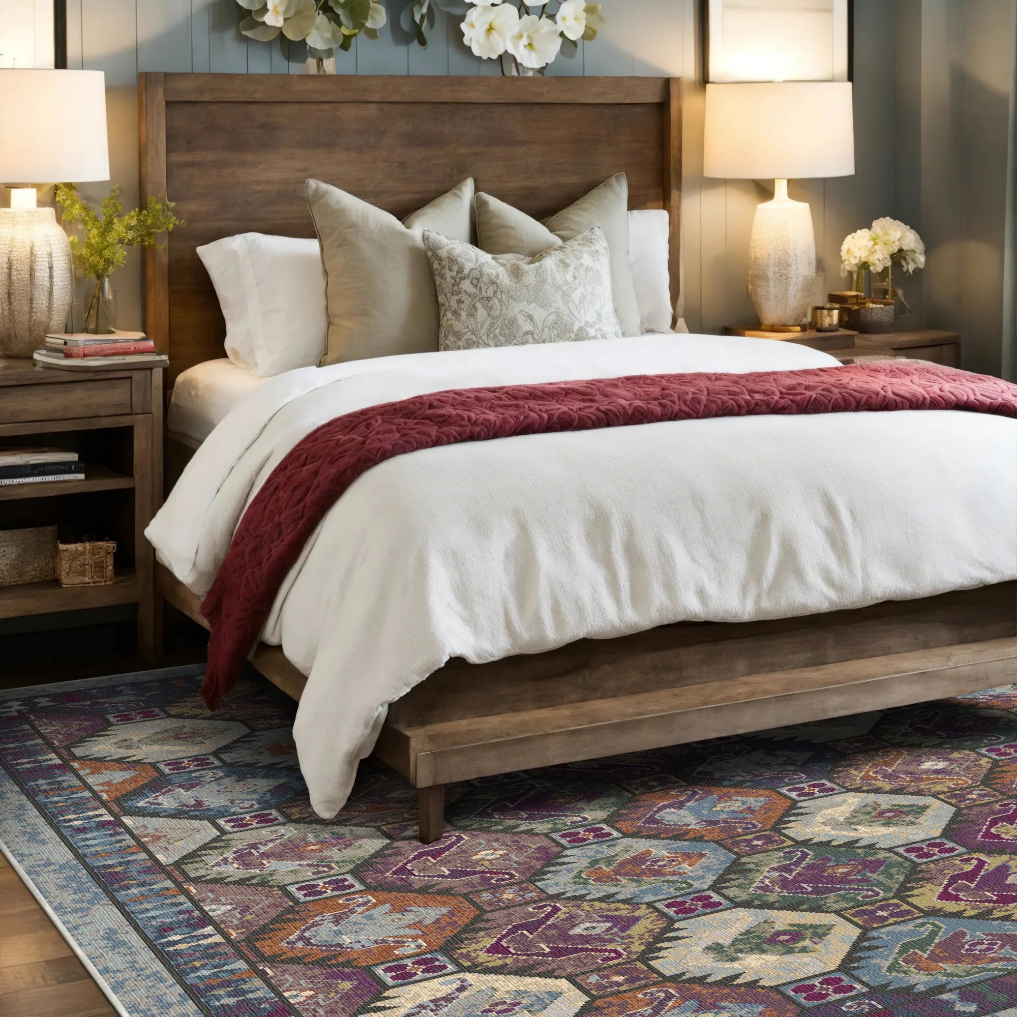 Мозаїчний килим Нічний коштовний камінь