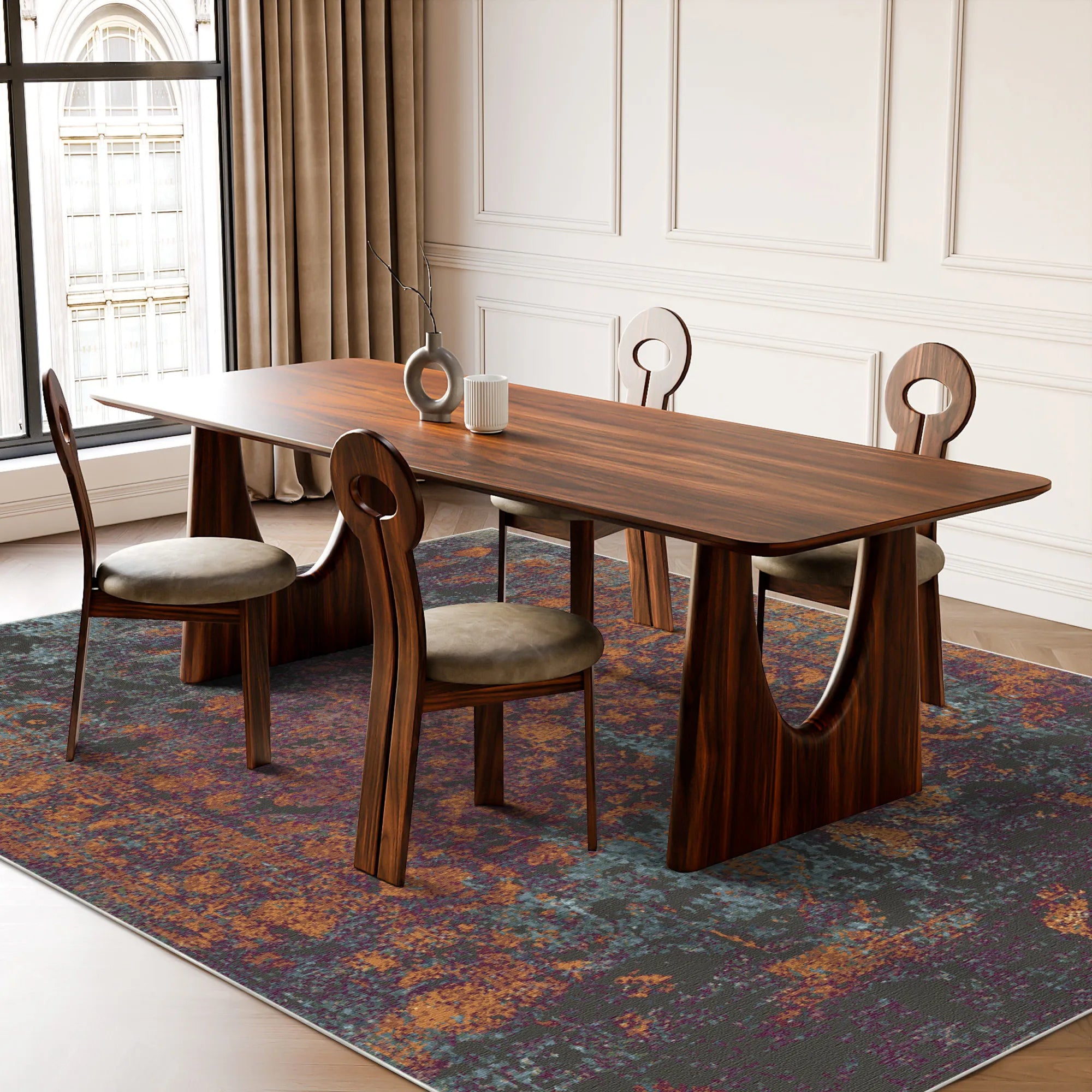 Килим з медальйоном Темніючі сутінки