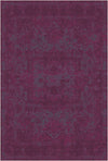Килим Sovereign Magenta з витертим медальйоном Слива