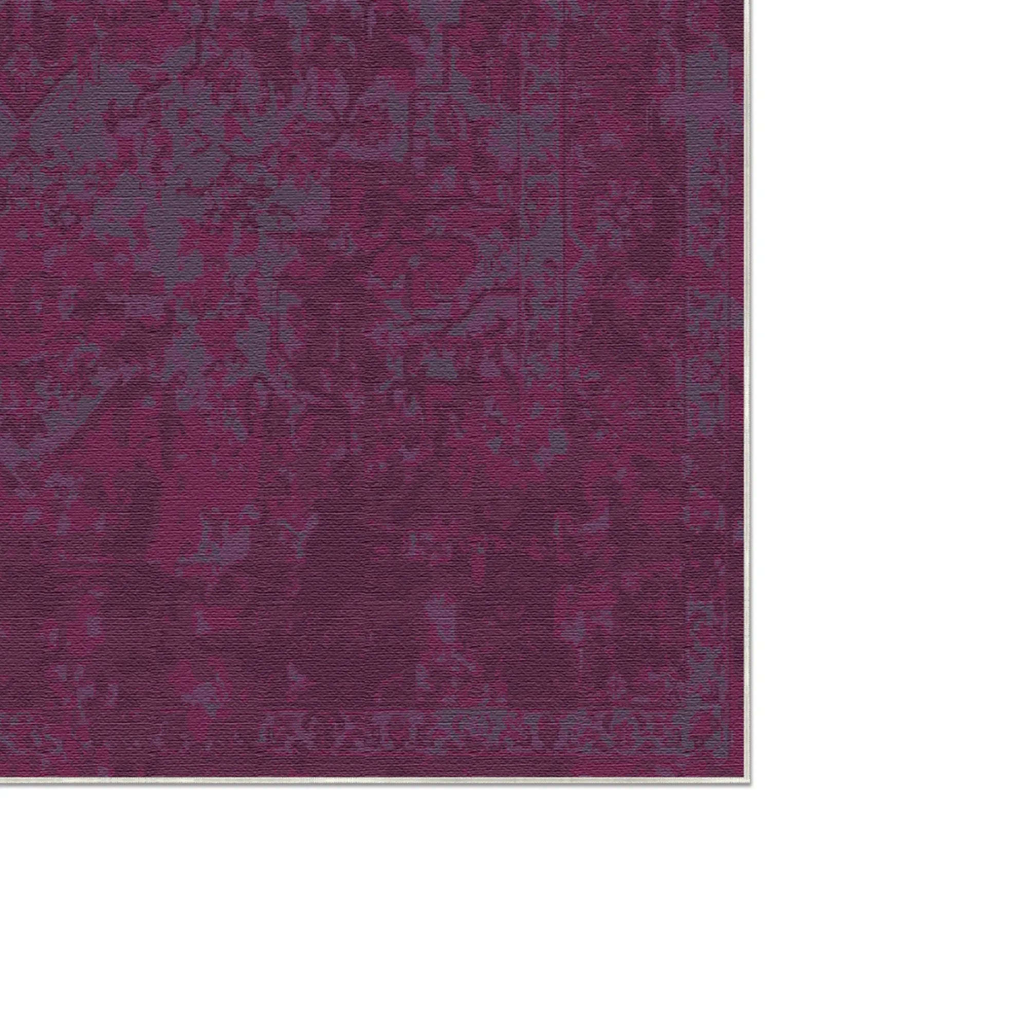 Килим Sovereign Magenta з витертим медальйоном