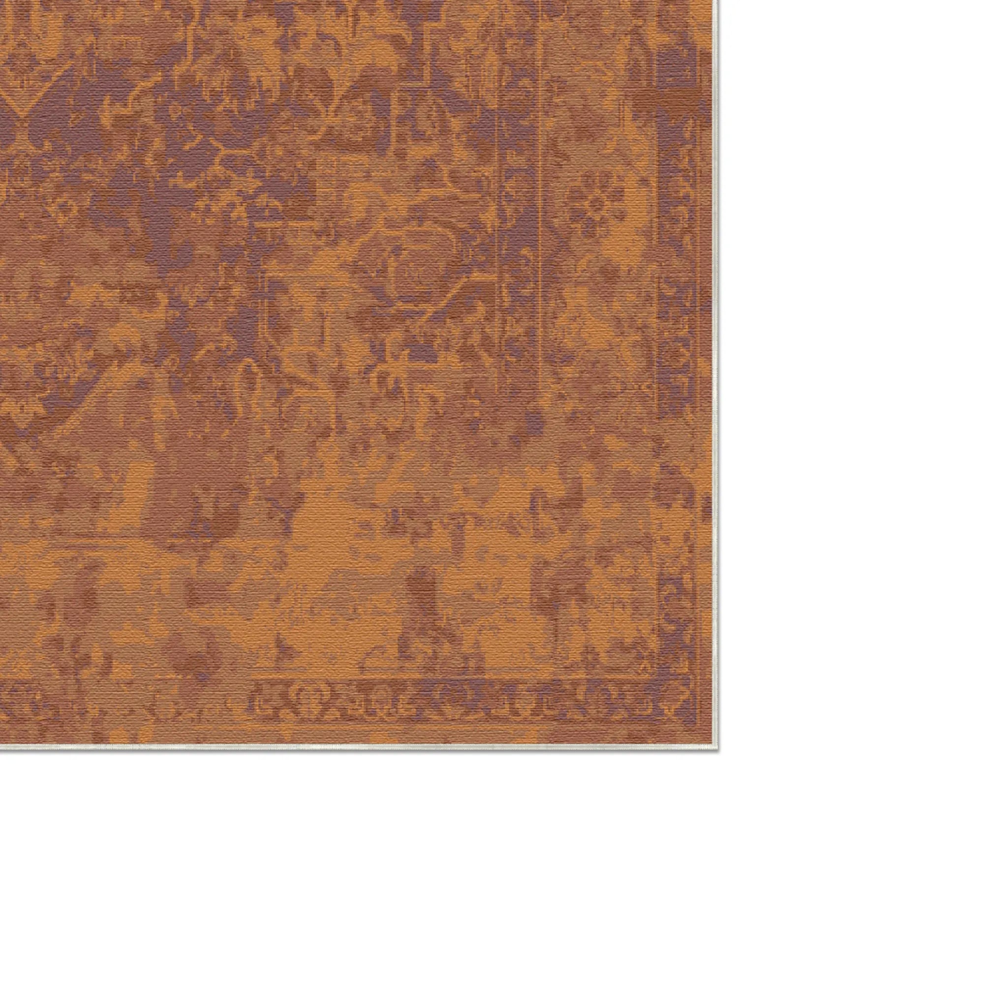 Килим Amber Glow з витертим медальйоном