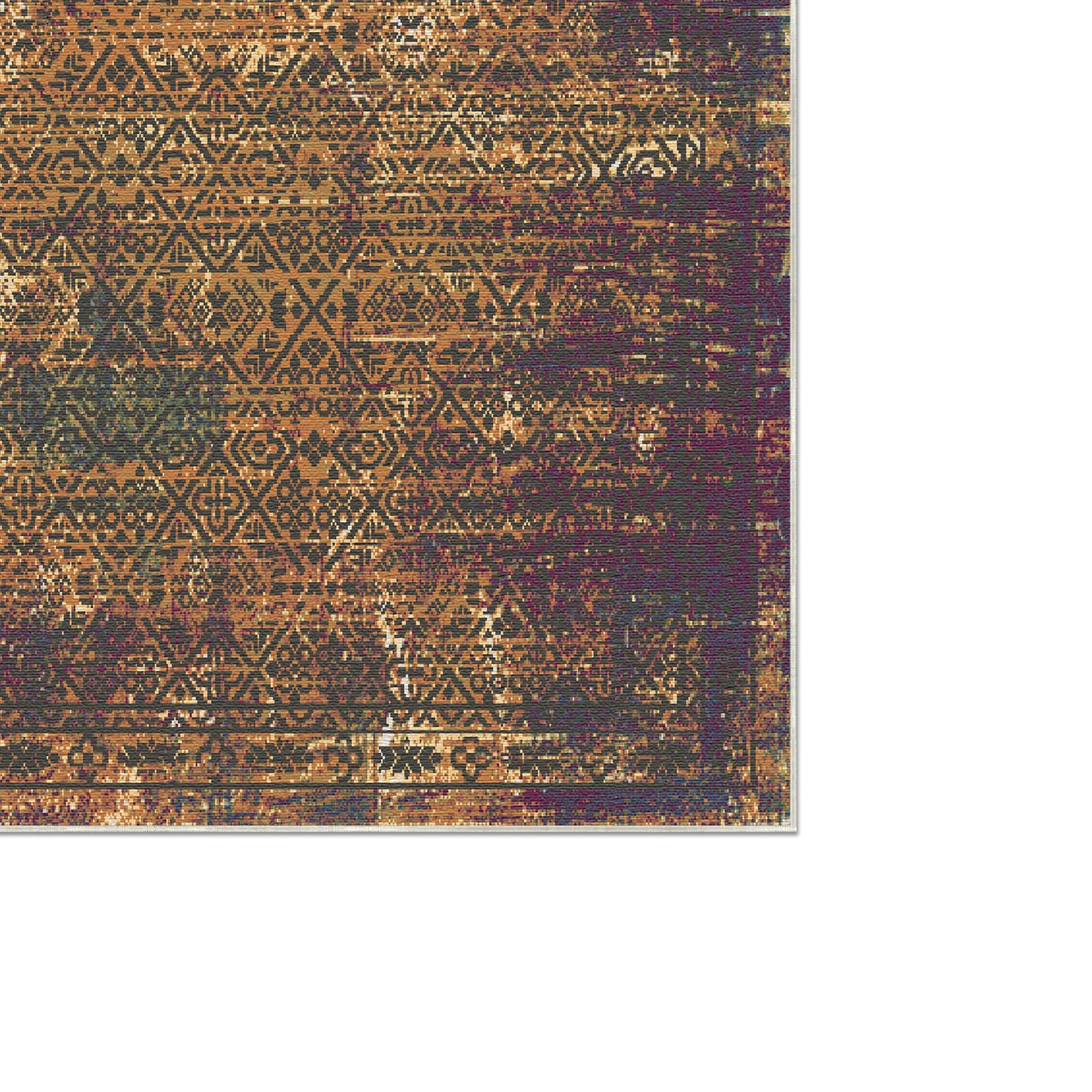 Геометричний килим Amber Cipher