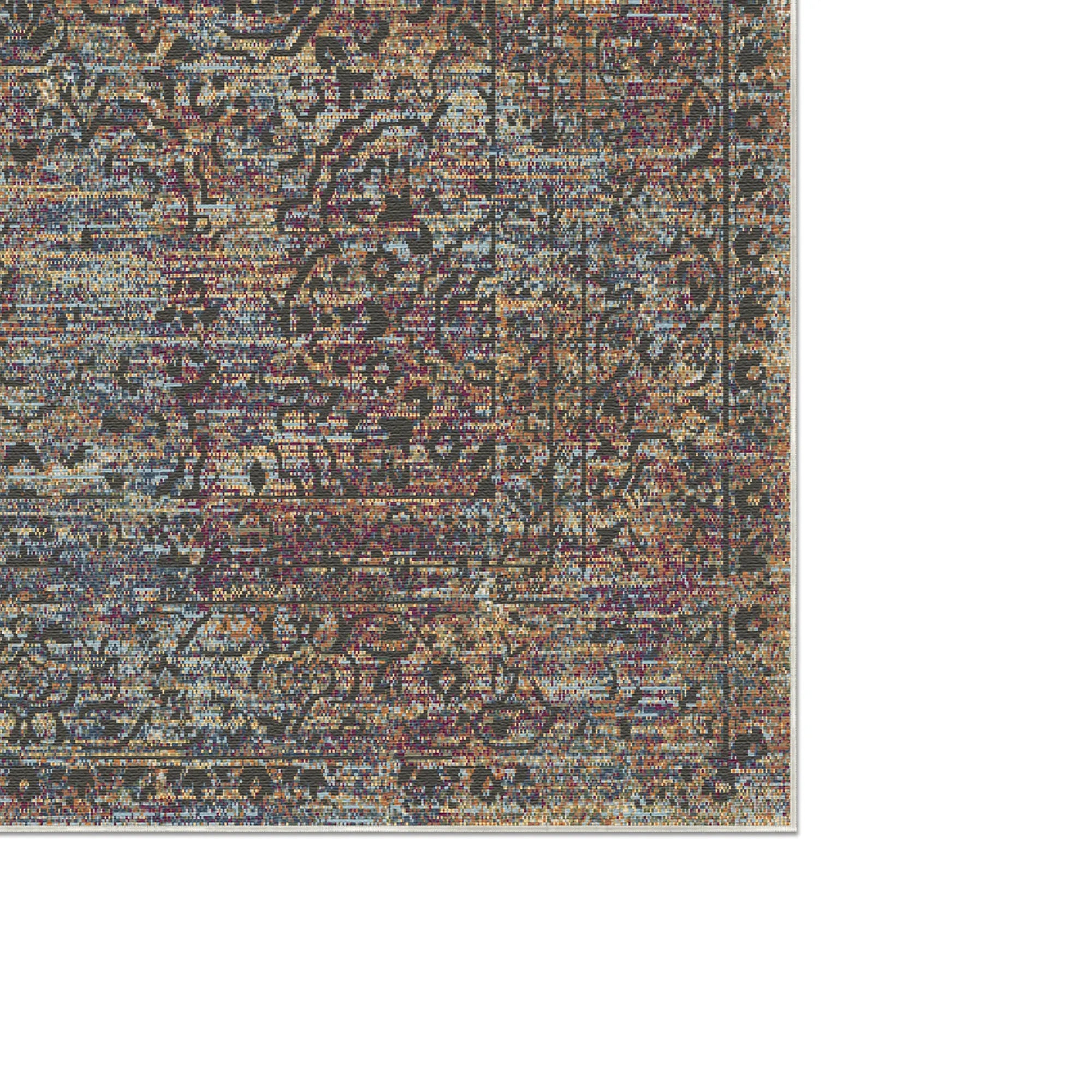 Килим з квітковим принтом Obsidian Archive