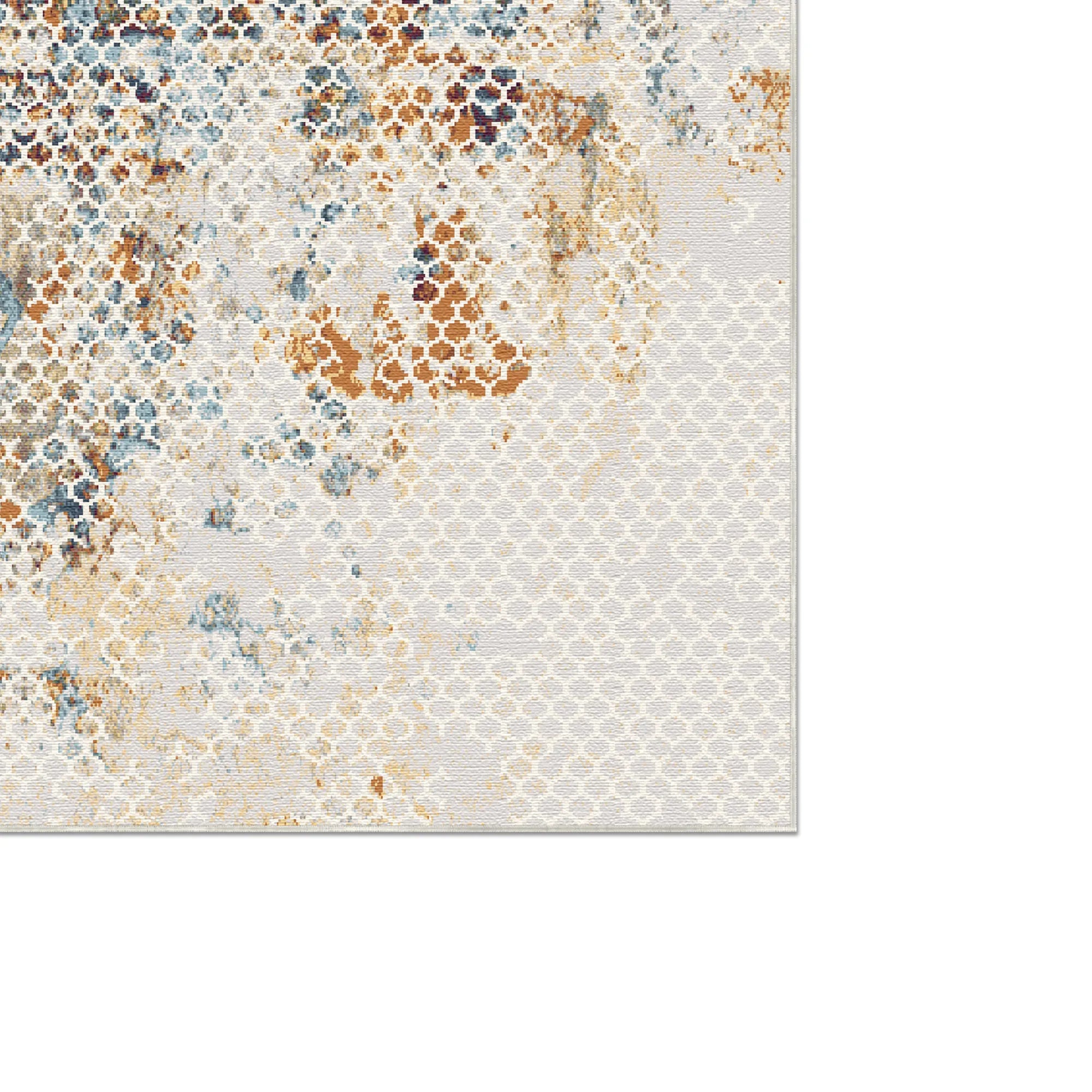 Світловий ґратчастий абстрактний килим