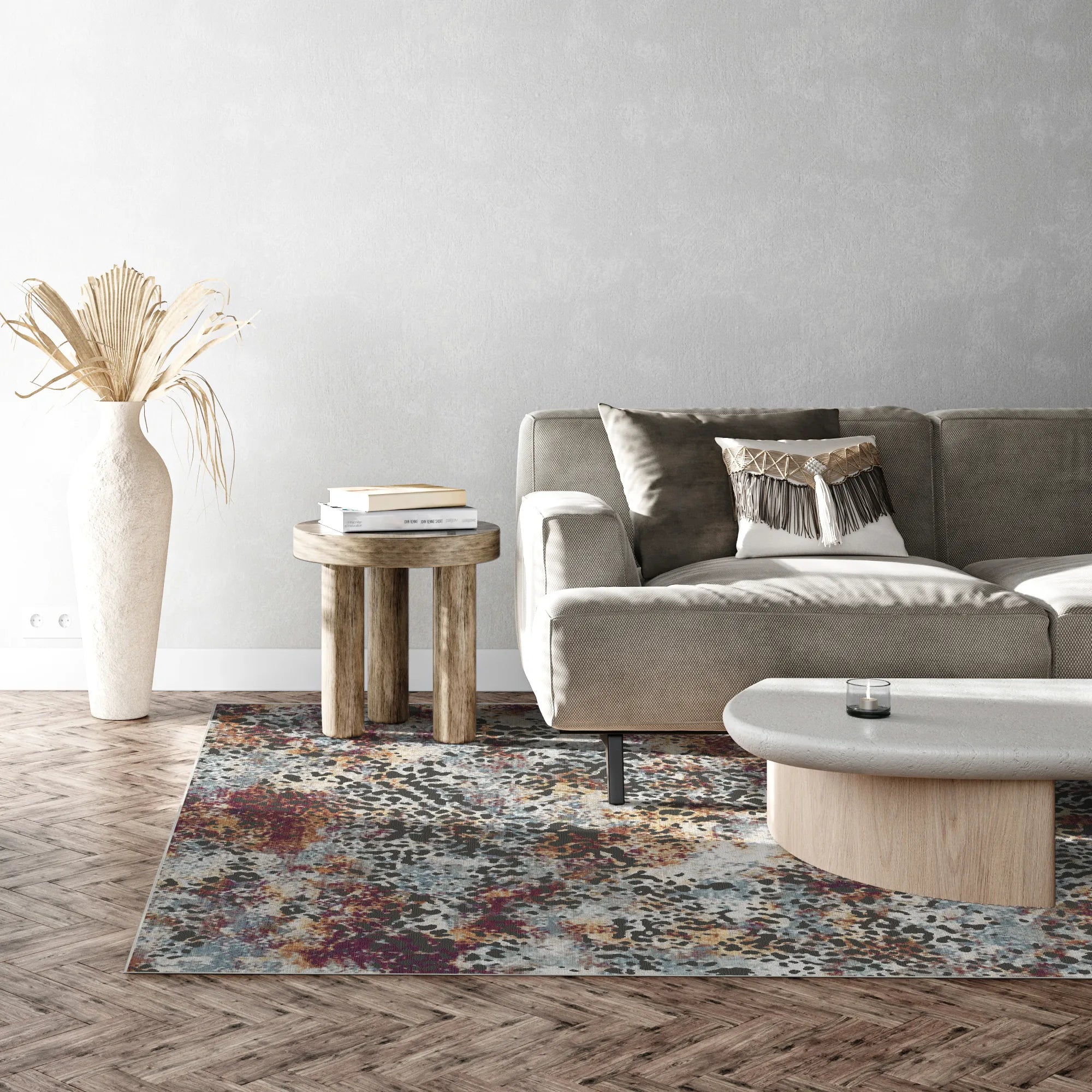 Абстрактний килим із плямистим сонцестоянням