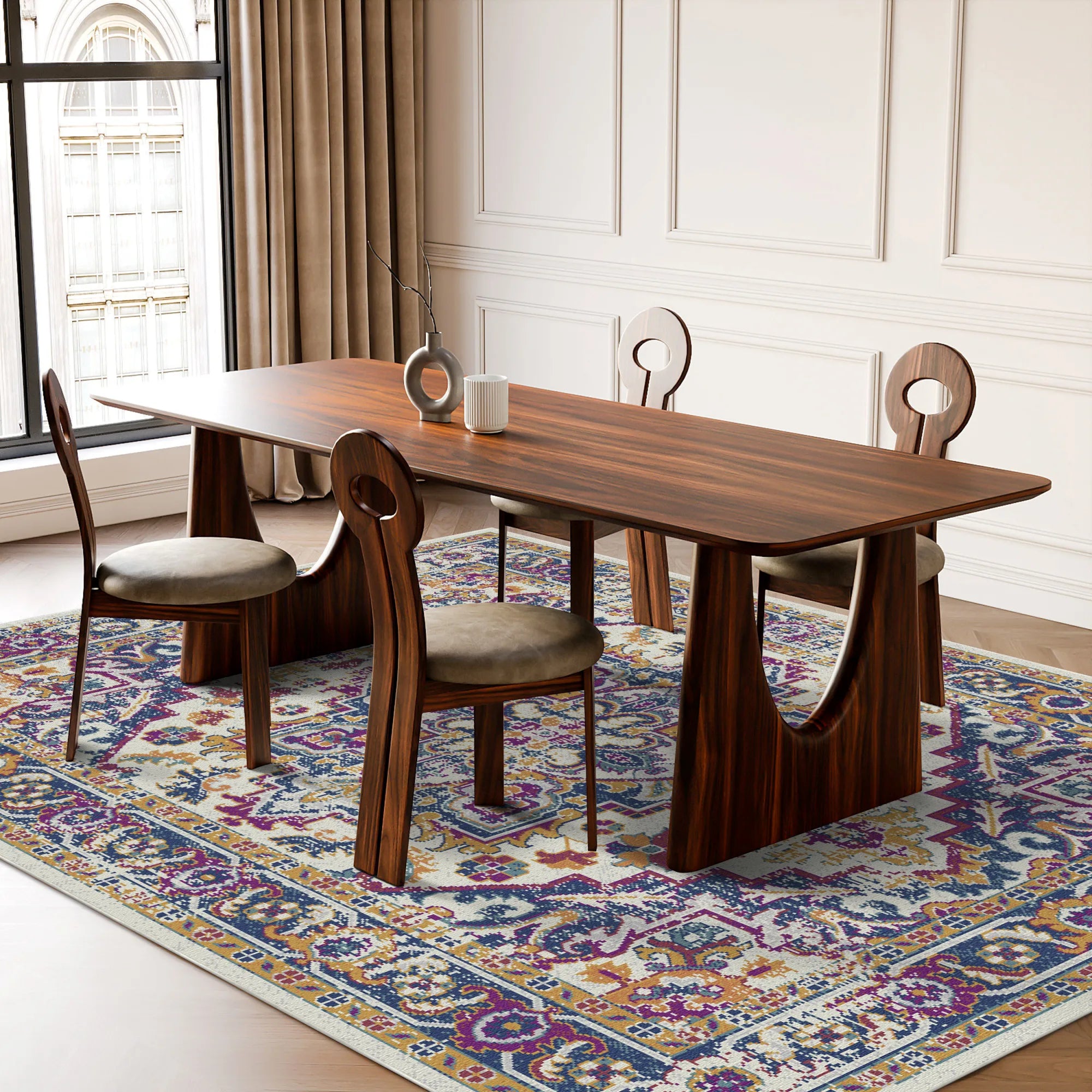 Миючий килим Sapphire Orchid